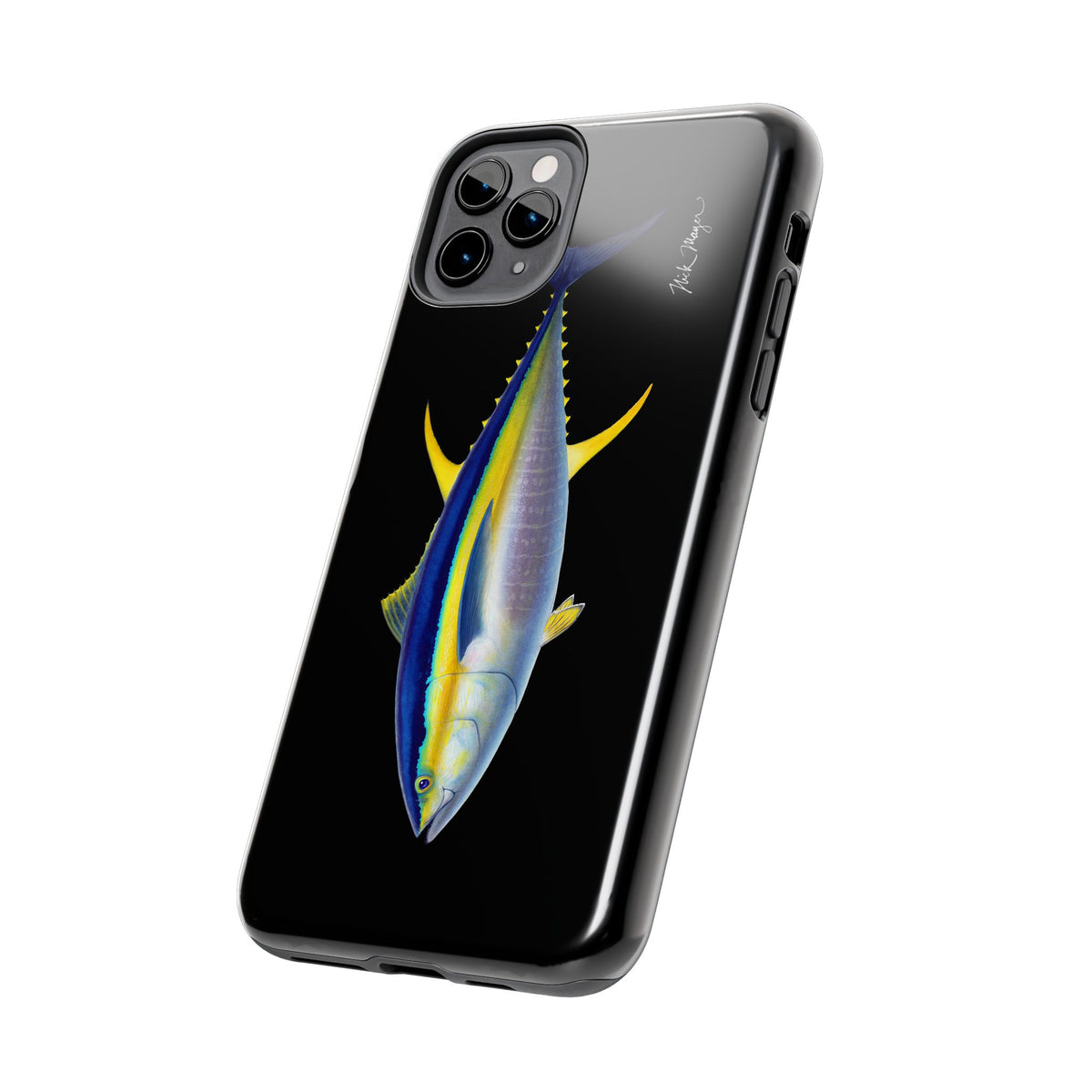 Yellowfin Tuna Black Phone Case (iPhone) Printify