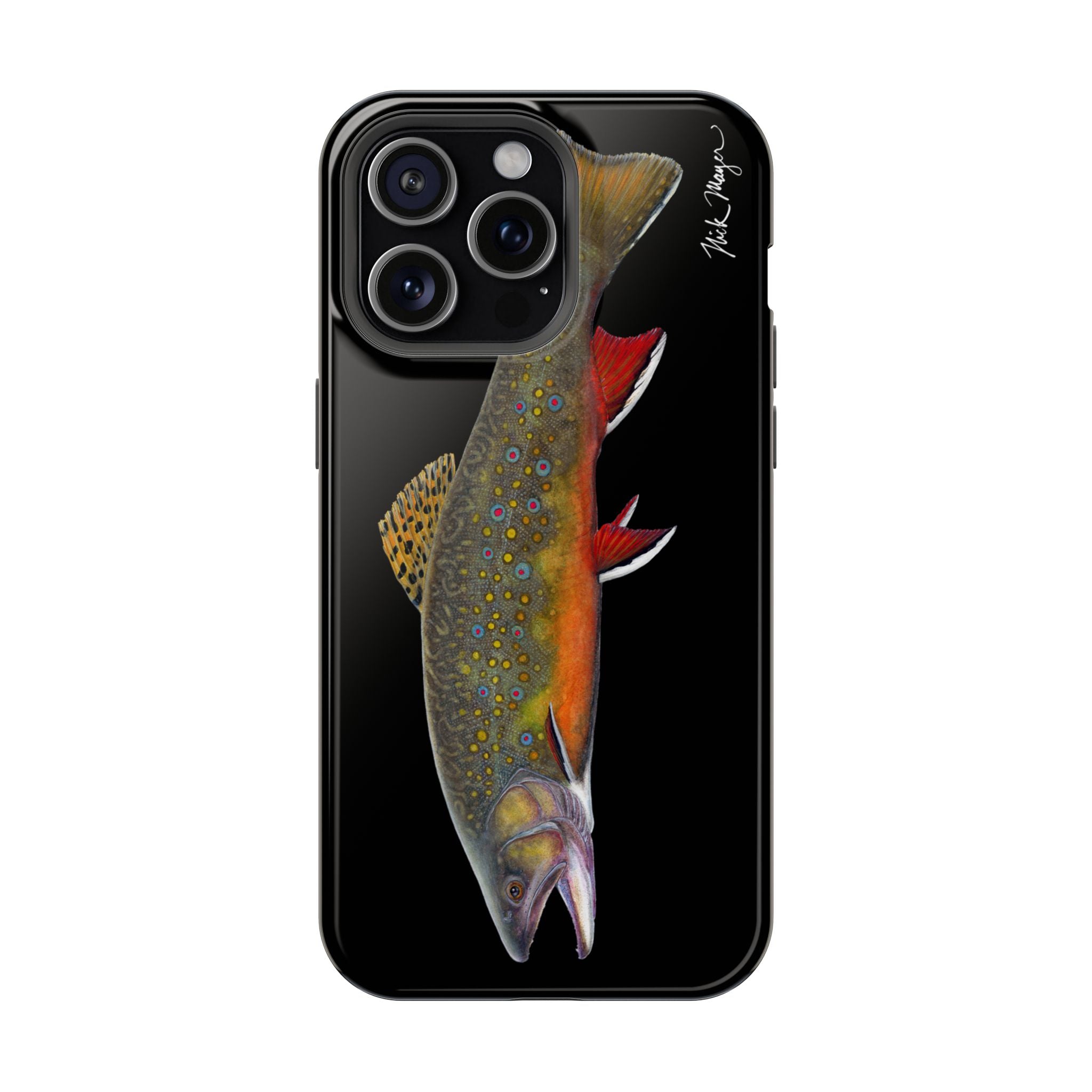 Brook Trout MagSafe Black iPhone Case