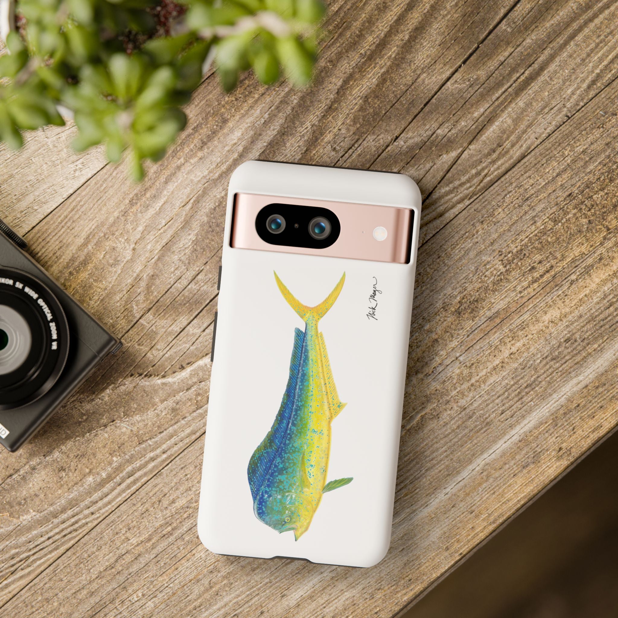 Bull Mahi White Phone Case (Samsung)