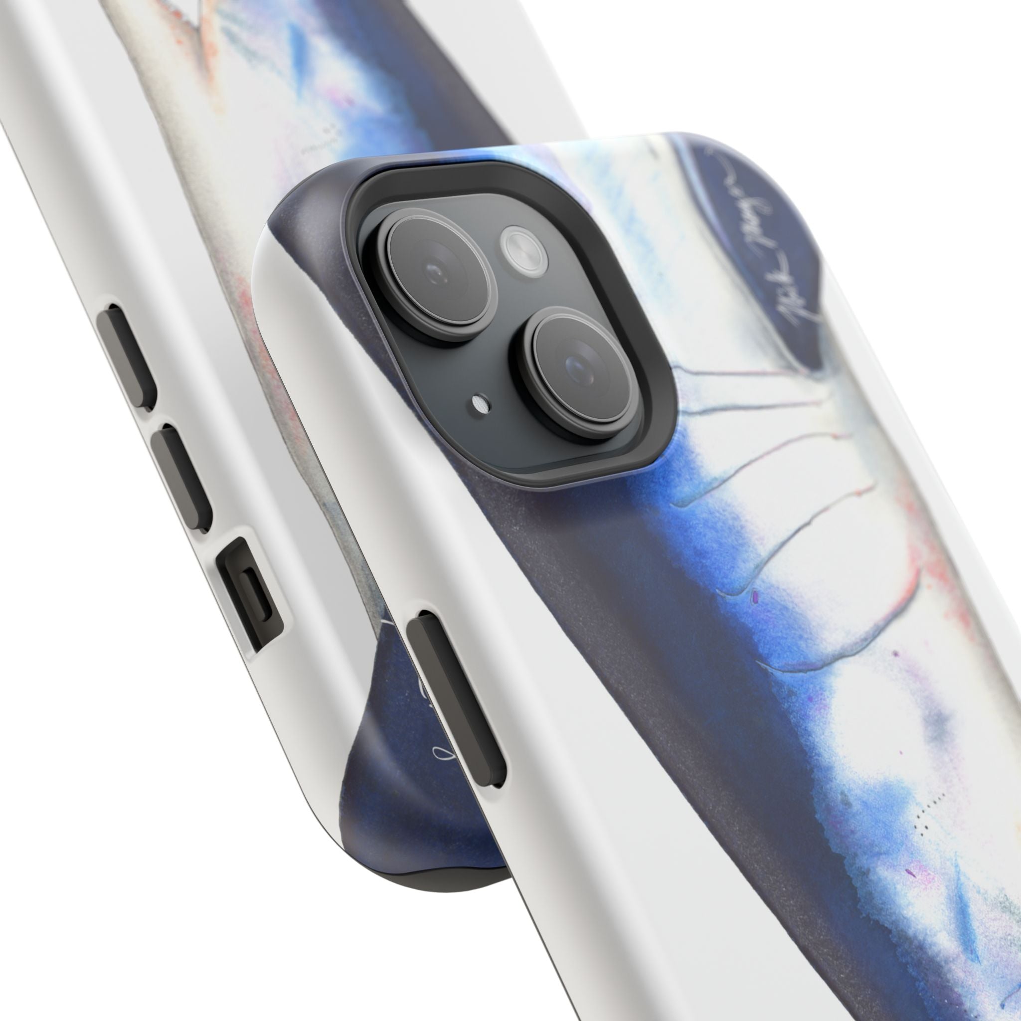 Mako Shark Face MagSafe White iPhone Case