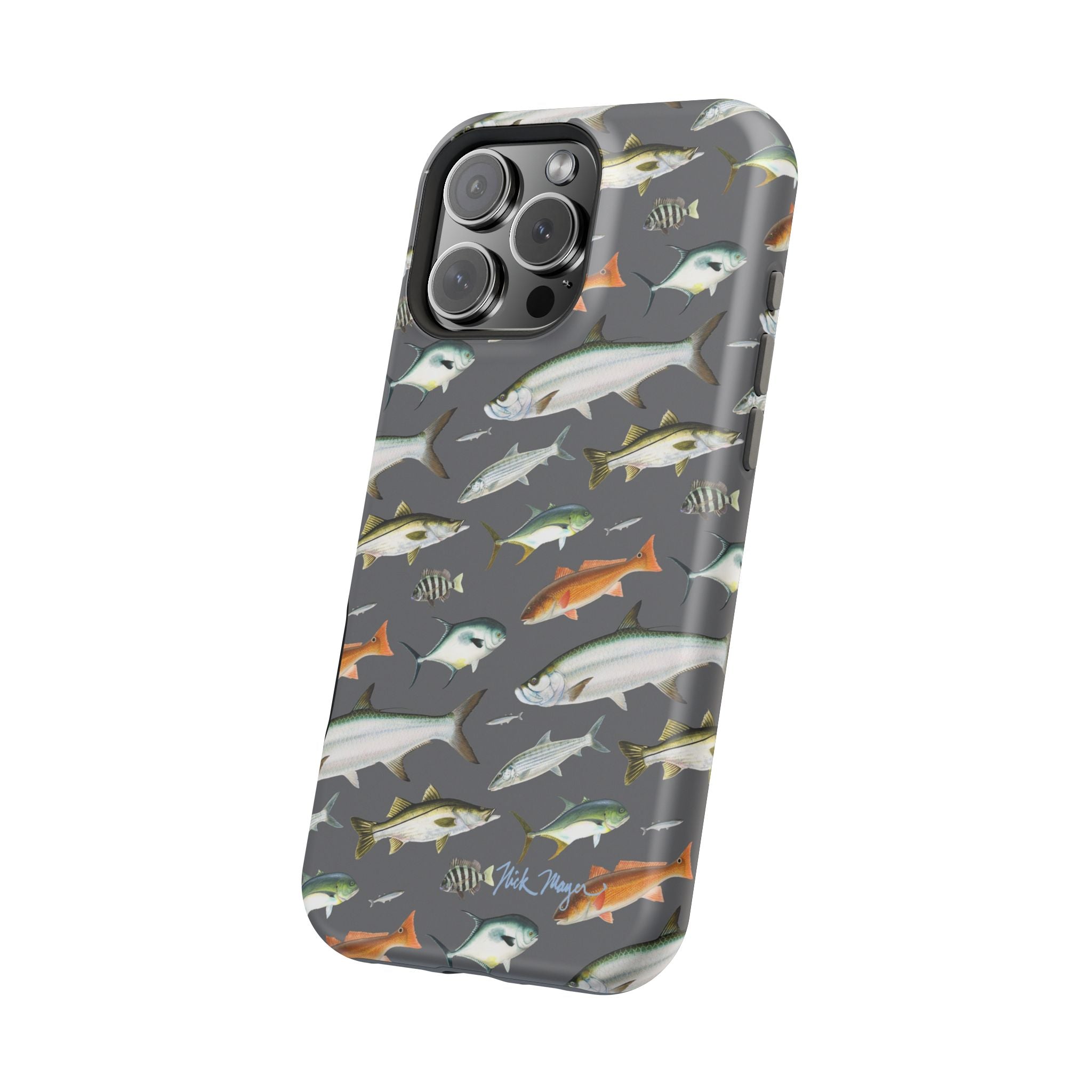 NEW Southern Fish Grey MagSafe iPhone Case