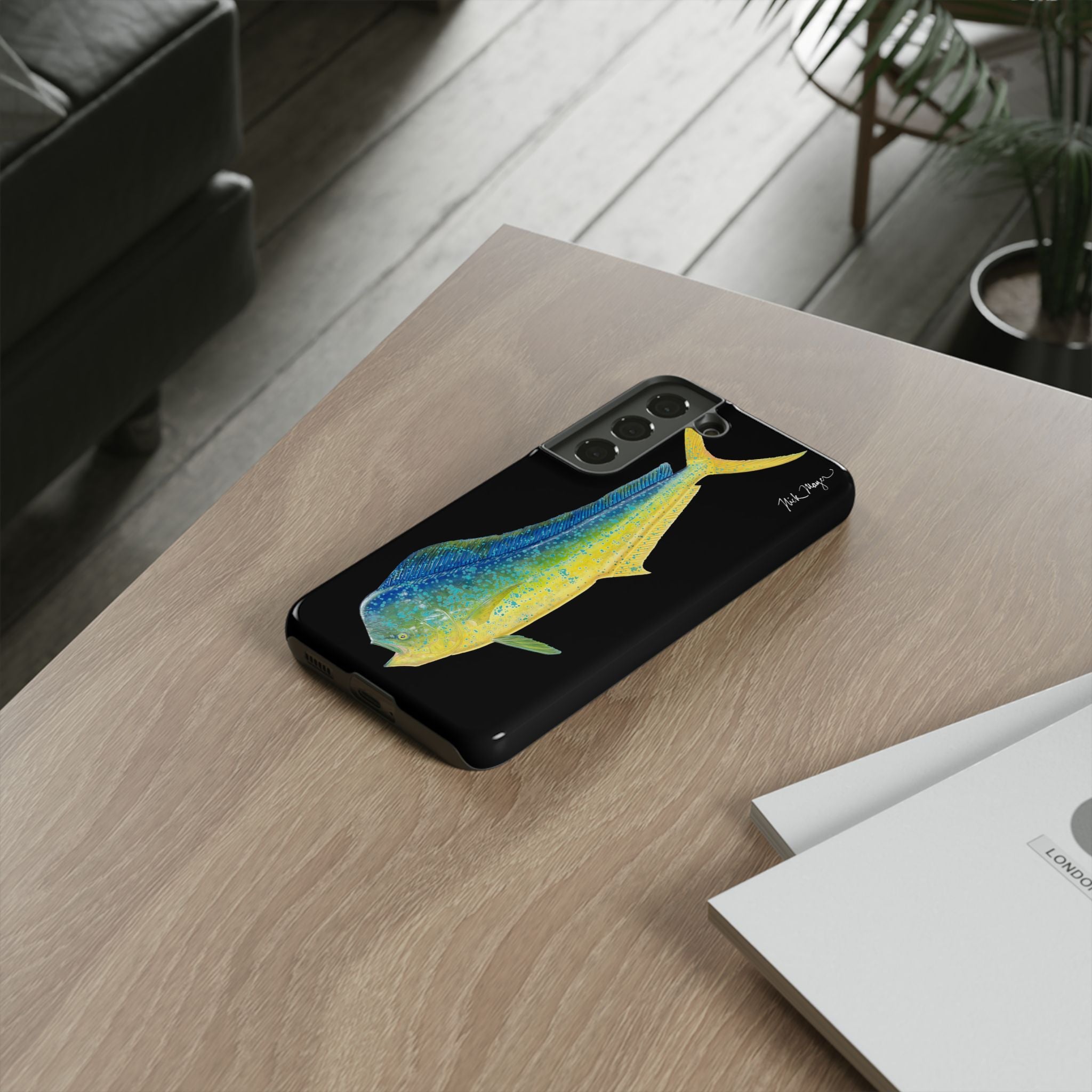 Bull Mahi Black Phone Case (Samsung)