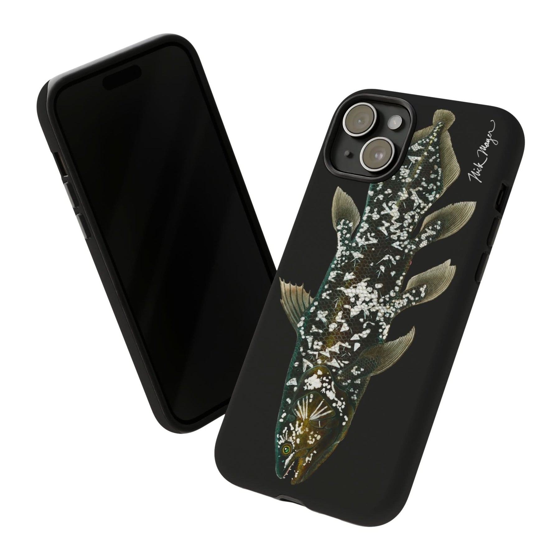 Coelacanth Black iPhone 15 Case