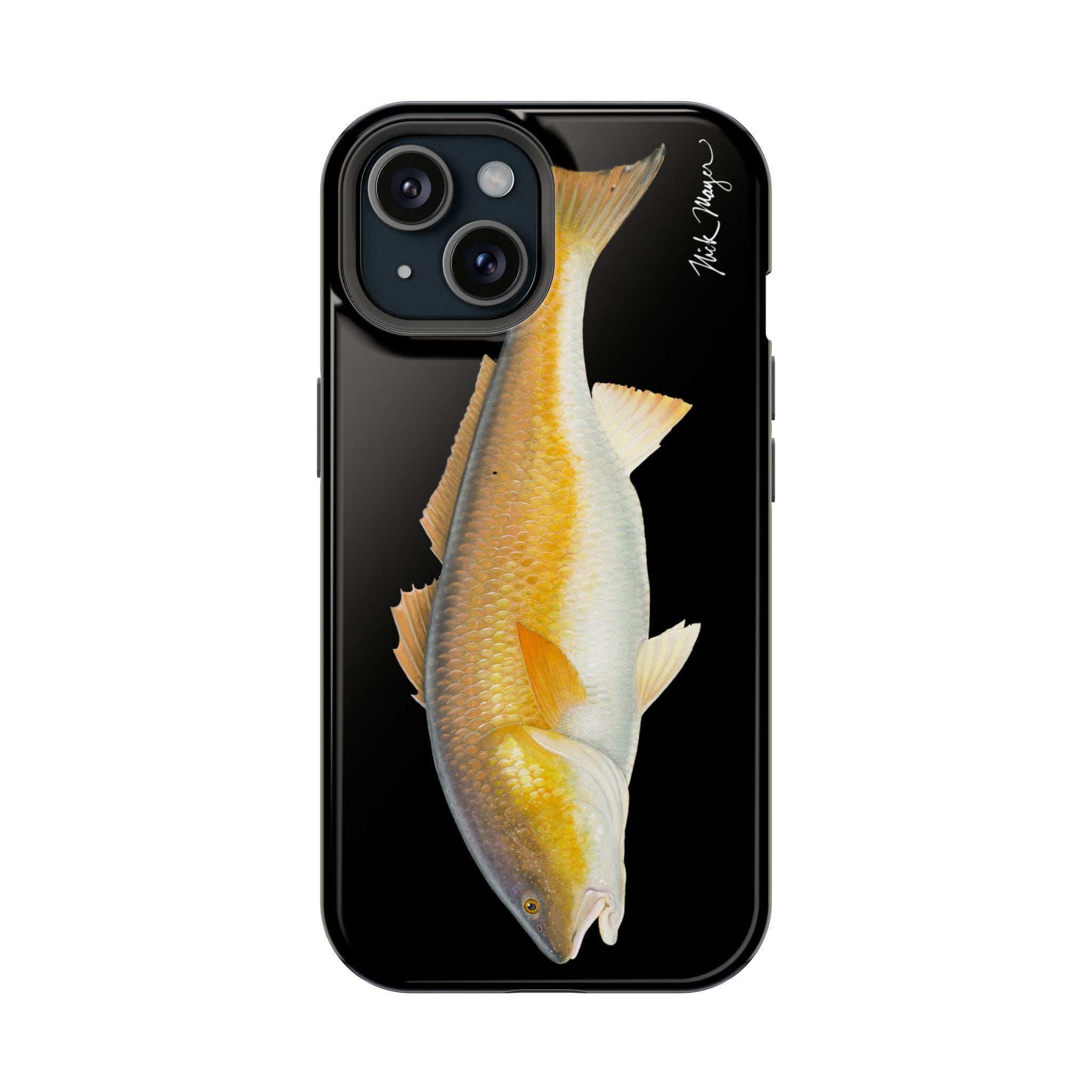 Bull Redfish MagSafe Black iPhone Case