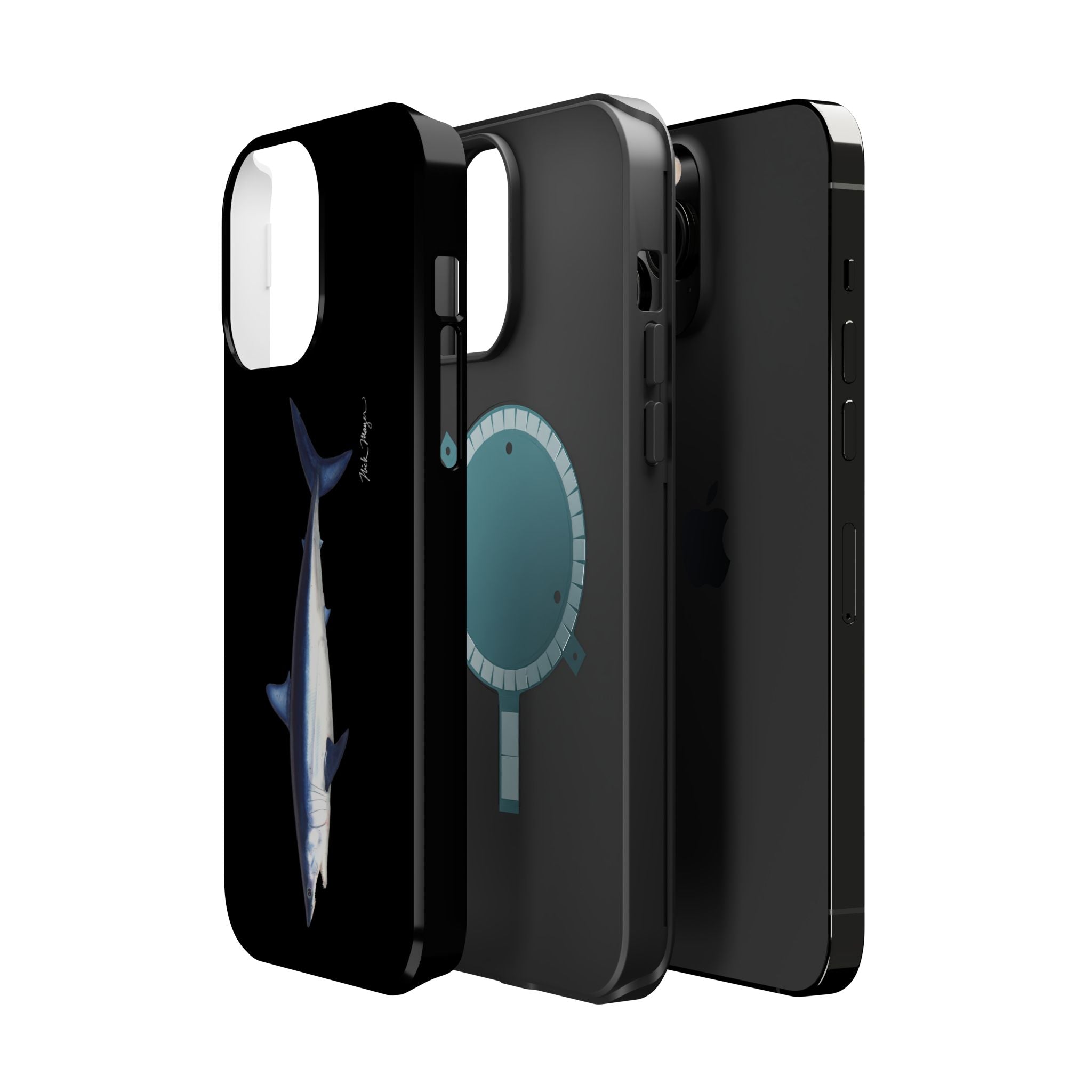 Mako Shark MagSafe Black iPhone Case