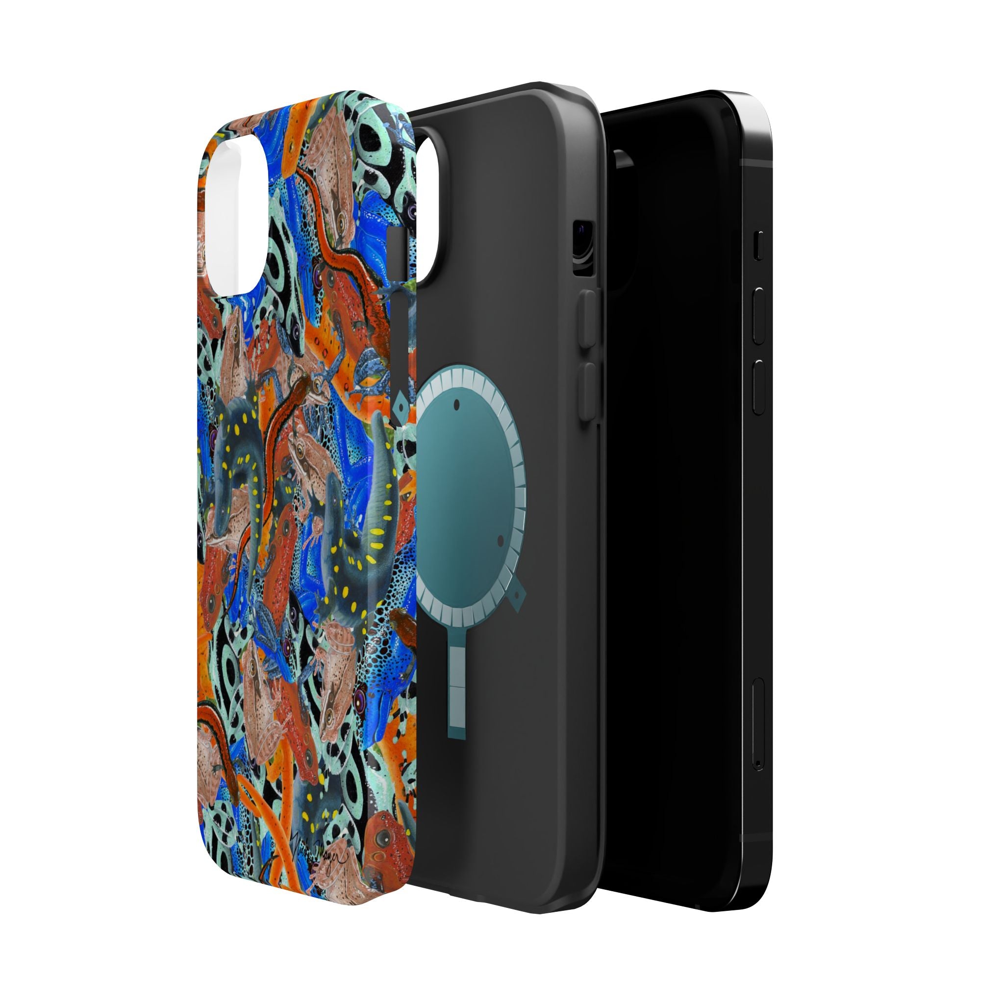 Frogs and Salamanders MagSafe iPhone Case