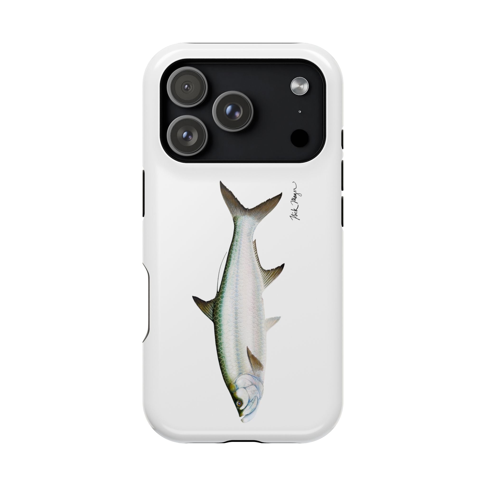 Tarpon MagSafe White iPhone Case