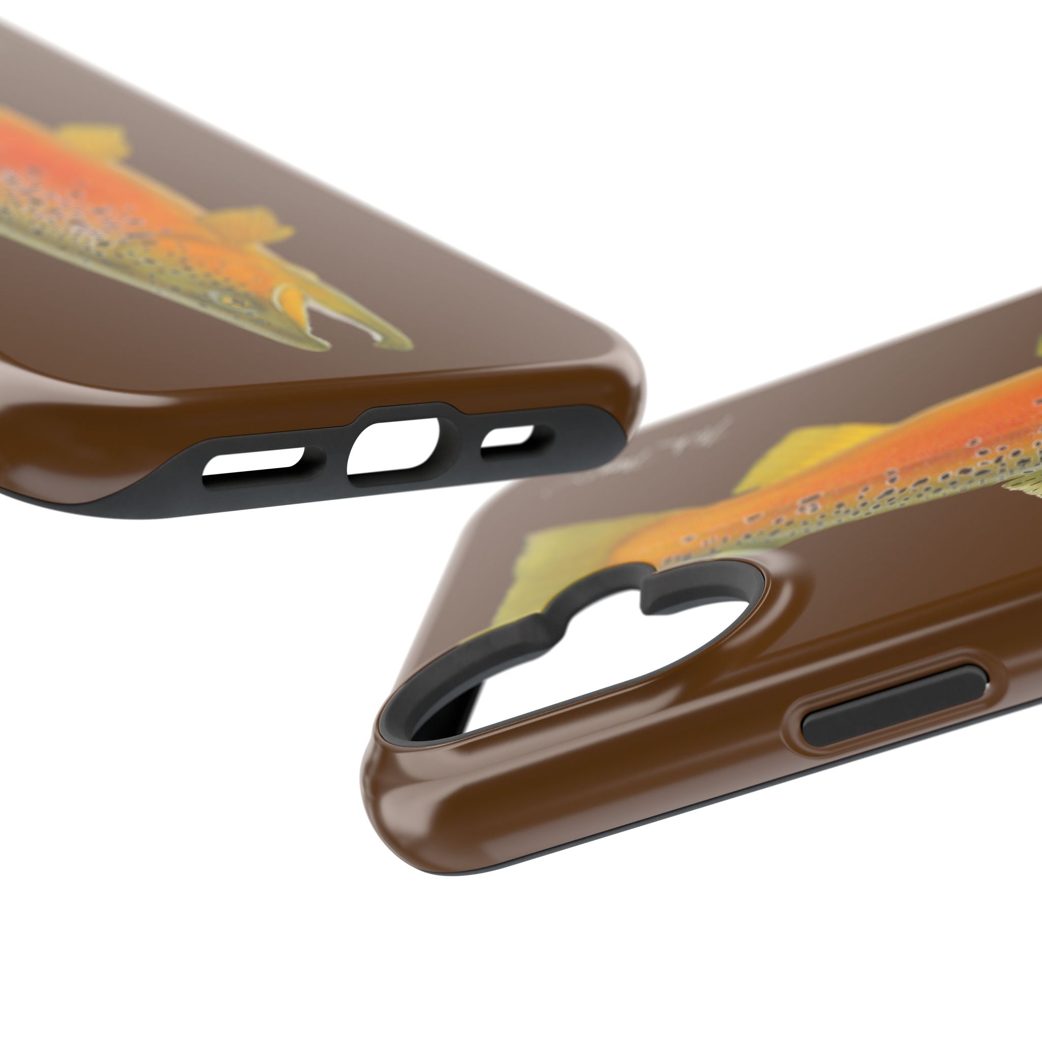 Brown Trout 2 Brown MagSafe iPhone Case, Limited Run