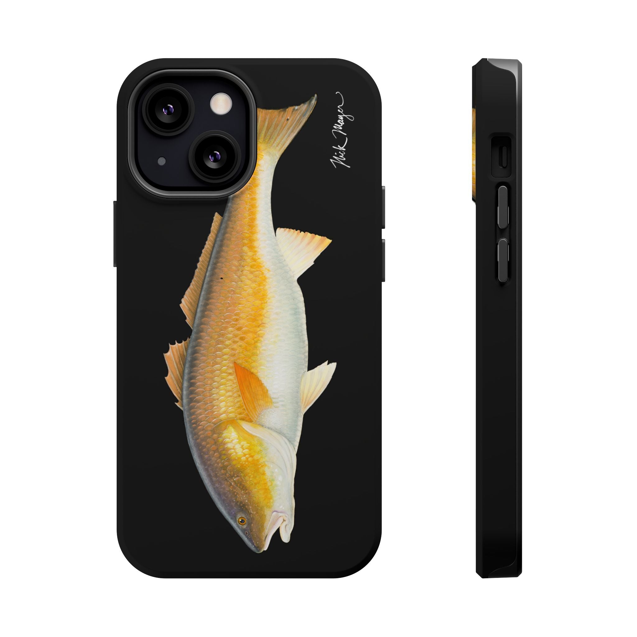 Bull Redfish MagSafe Black iPhone Case