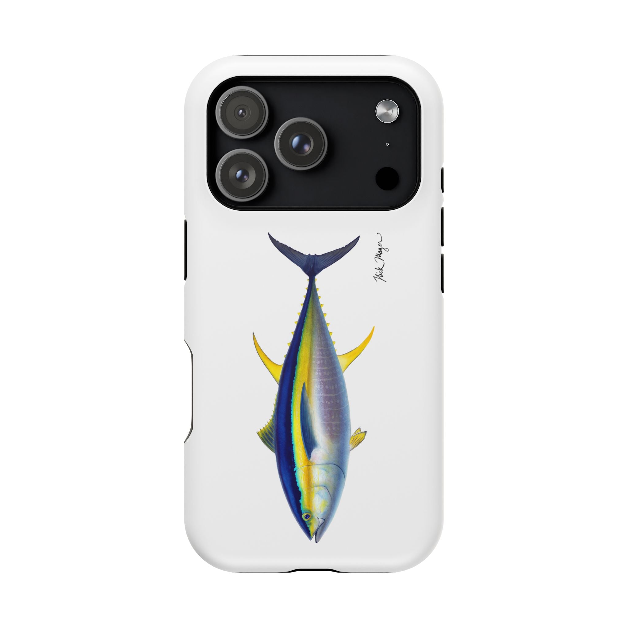 Yellowfin Tuna MagSafe White iPhone Case