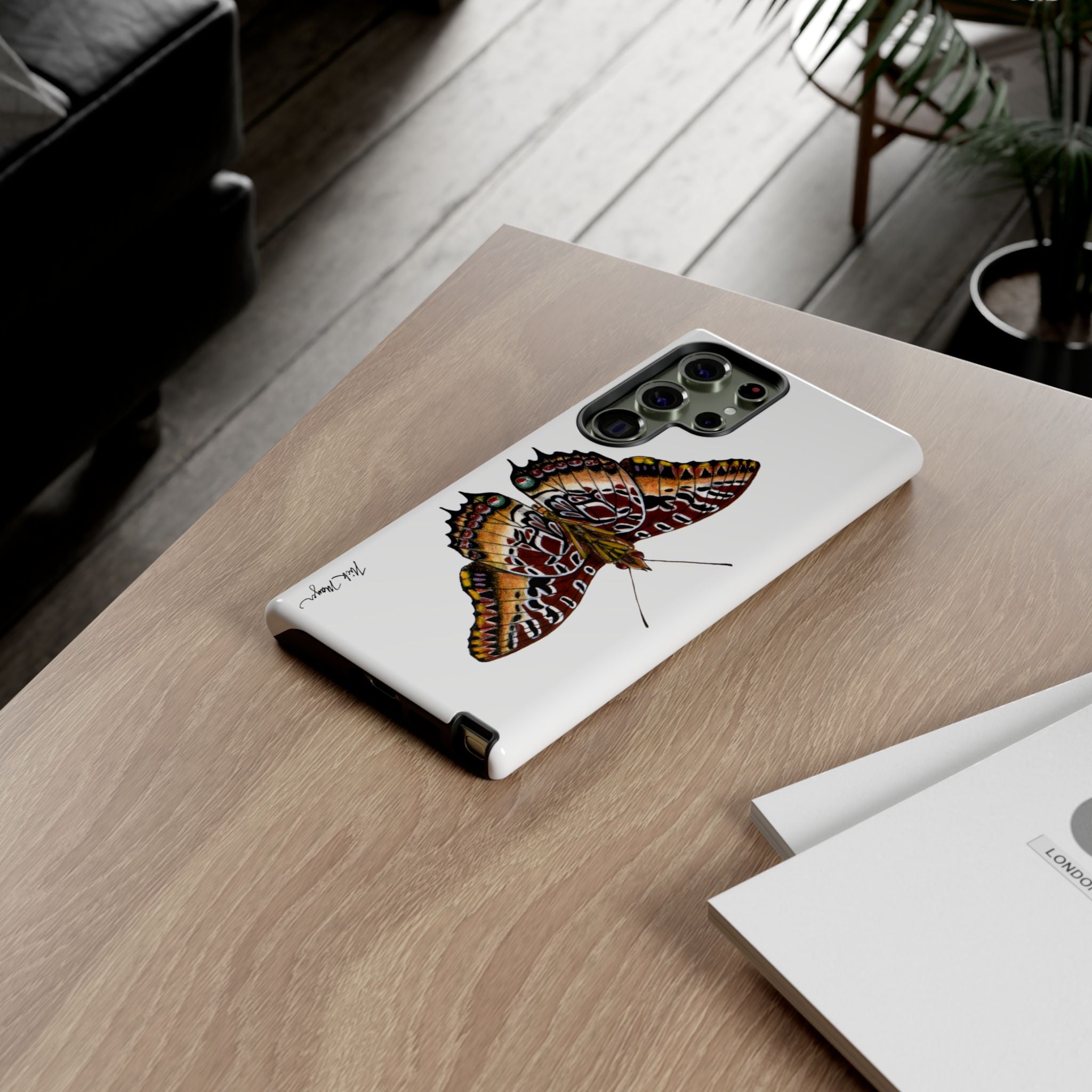 Black Bordered Charaxes Phone Case (Samsung)