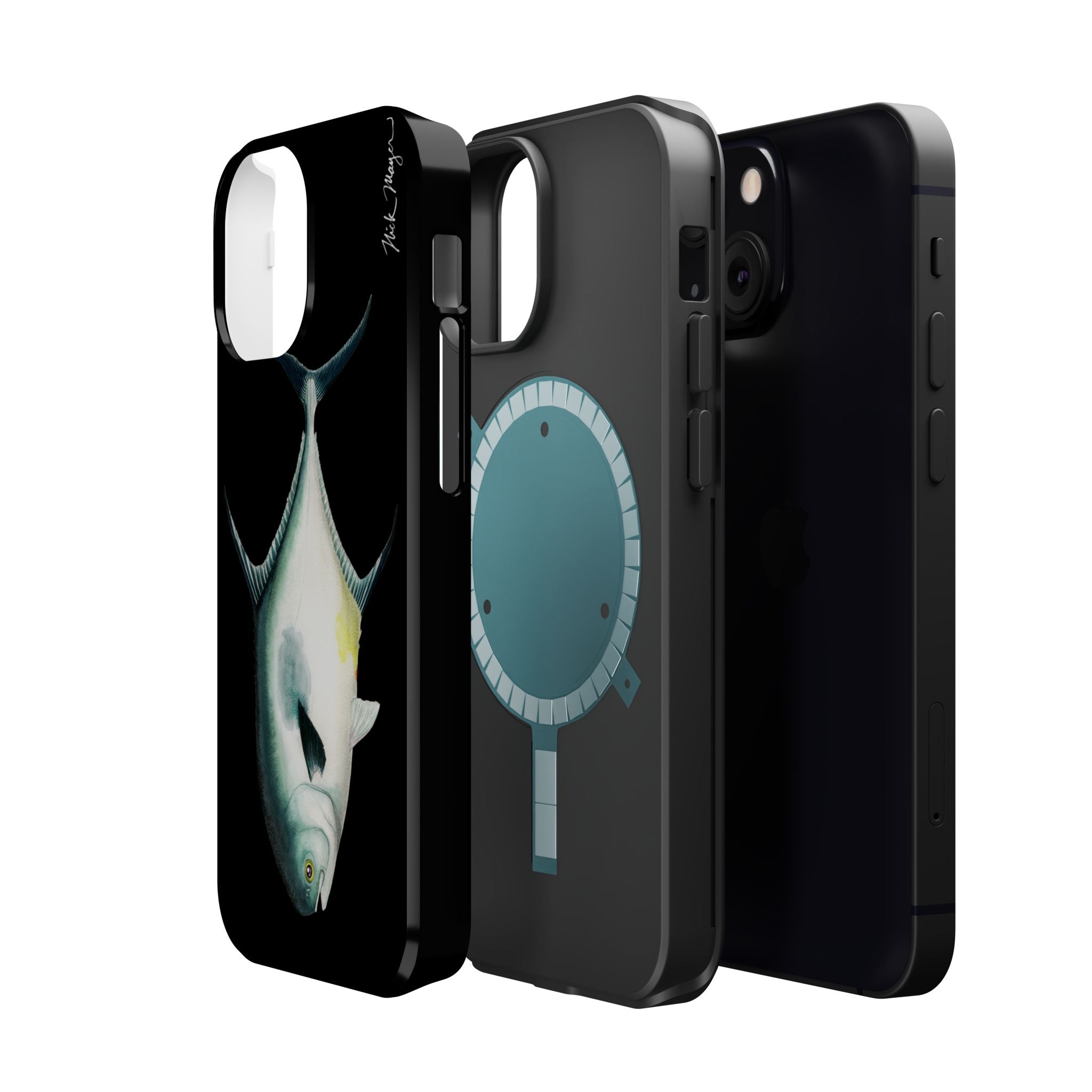 Atlantic Permit MagSafe Black iPhone Case