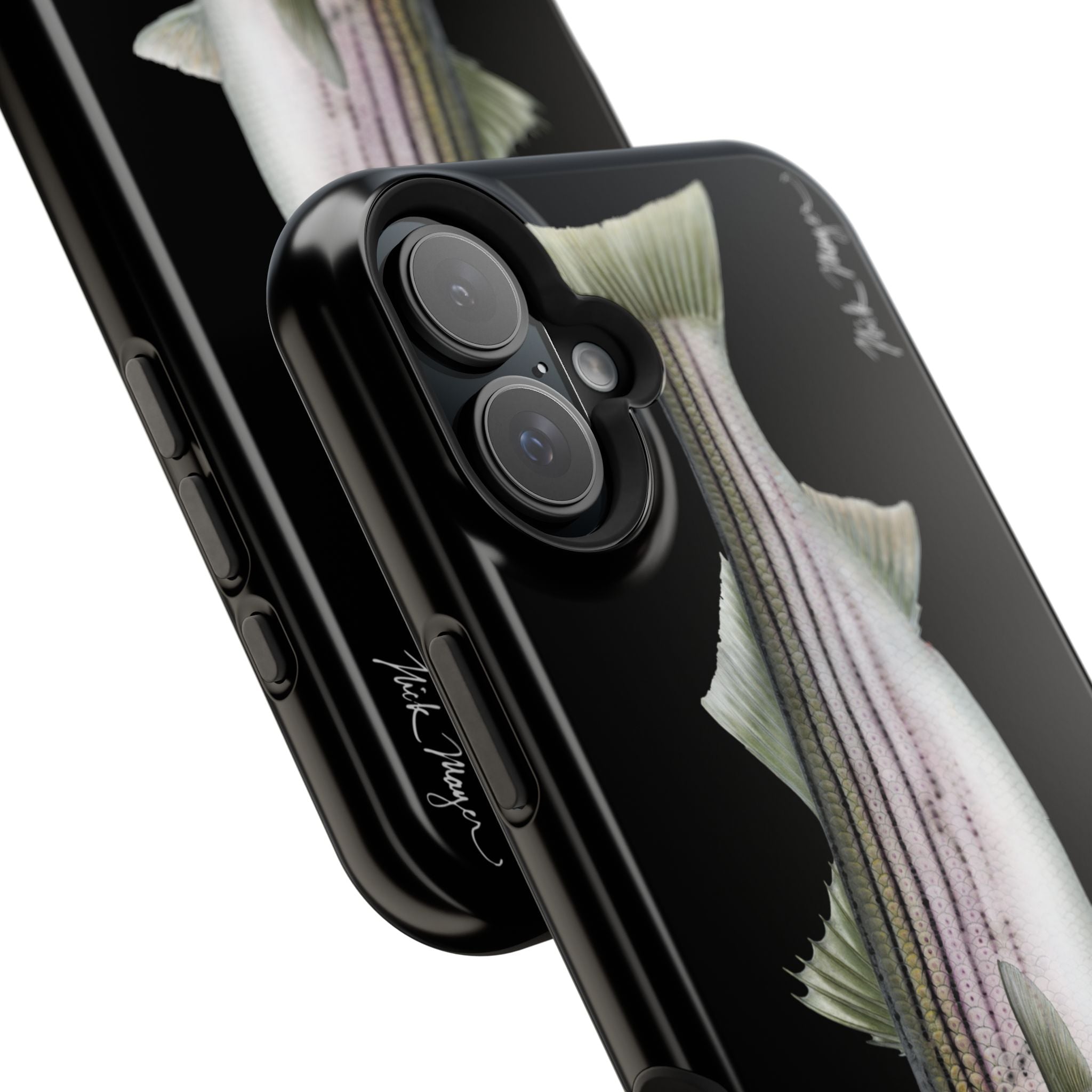 30 lb Striper MagSafe Black iPhone Case