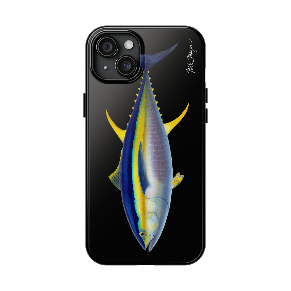Yellowfin Tuna Black Phone Case (iPhone) Printify