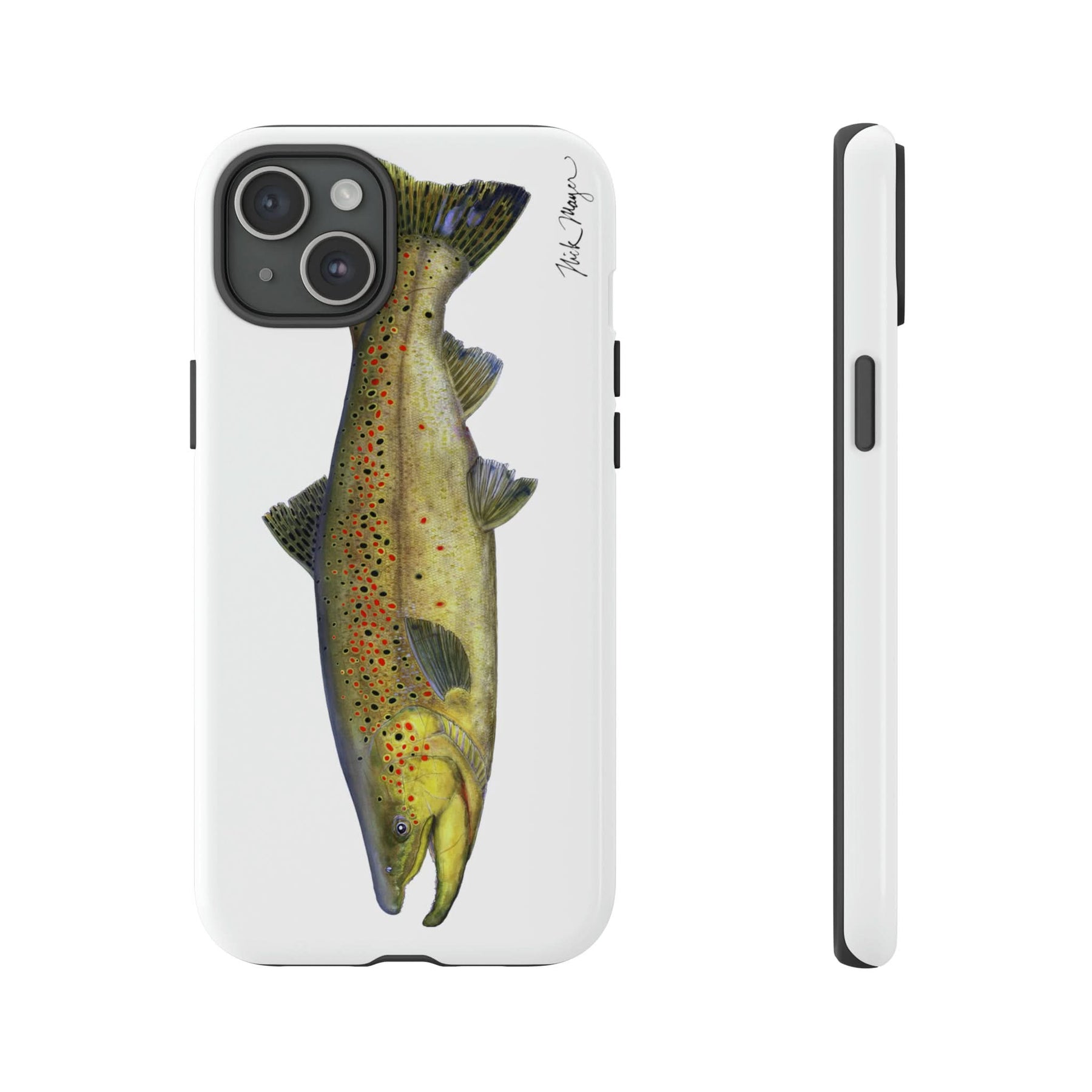 Brown Trout iPhone 15 Case