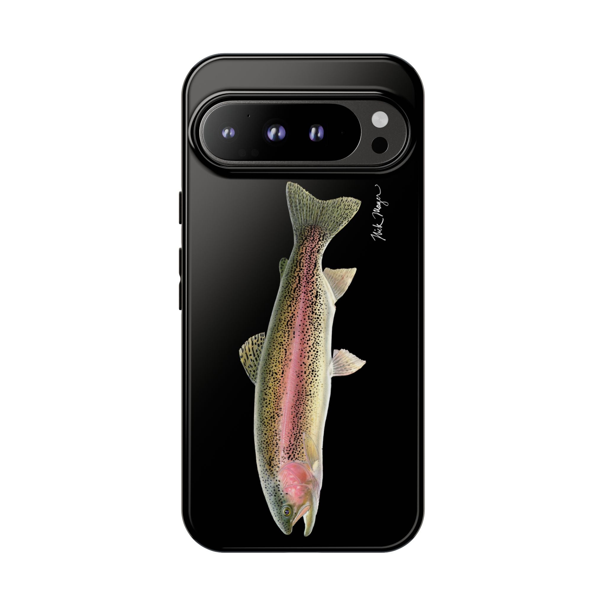 Rainbow Trout Black Phone Case (Samsung) Printify