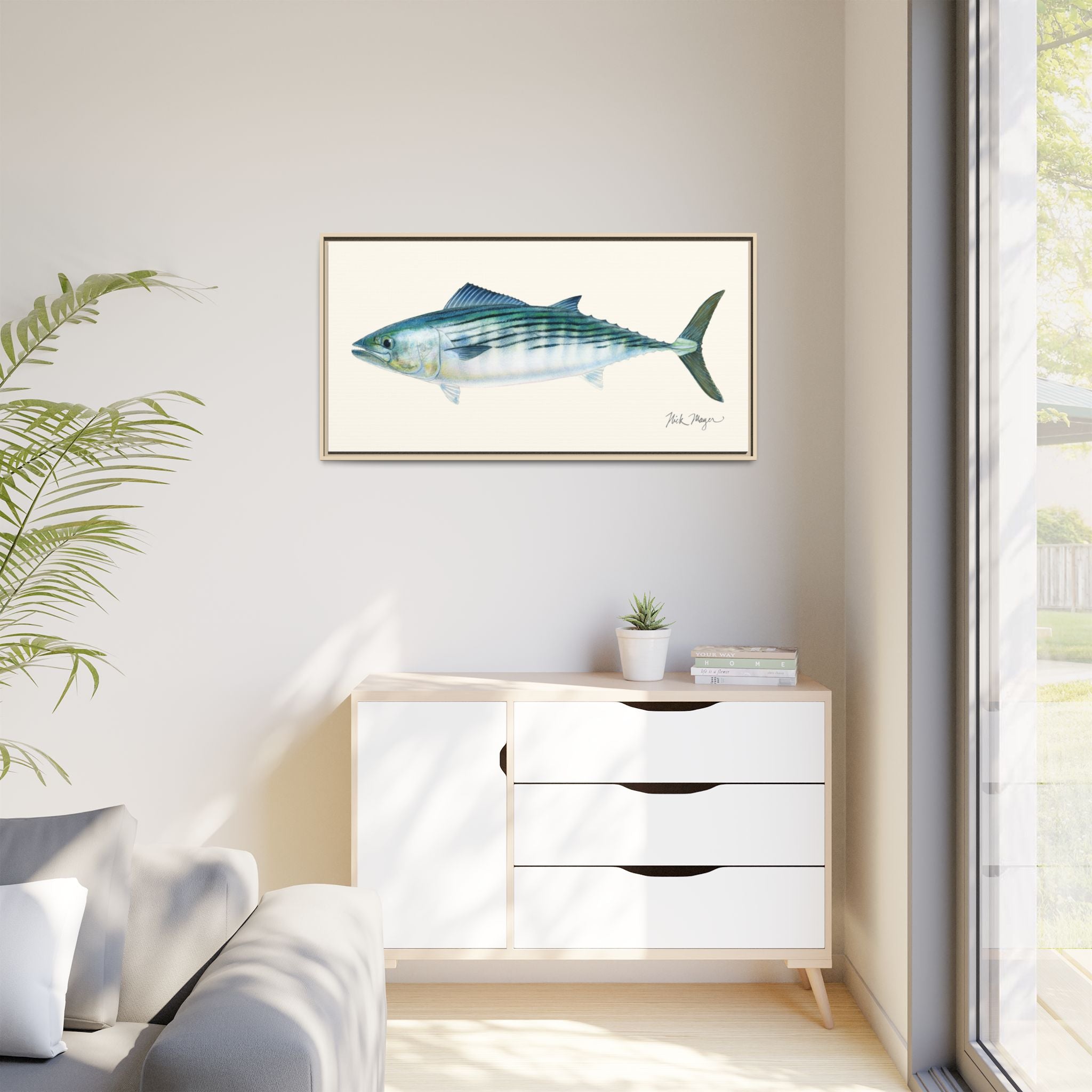 Bonito Framed Canvas Print Printify