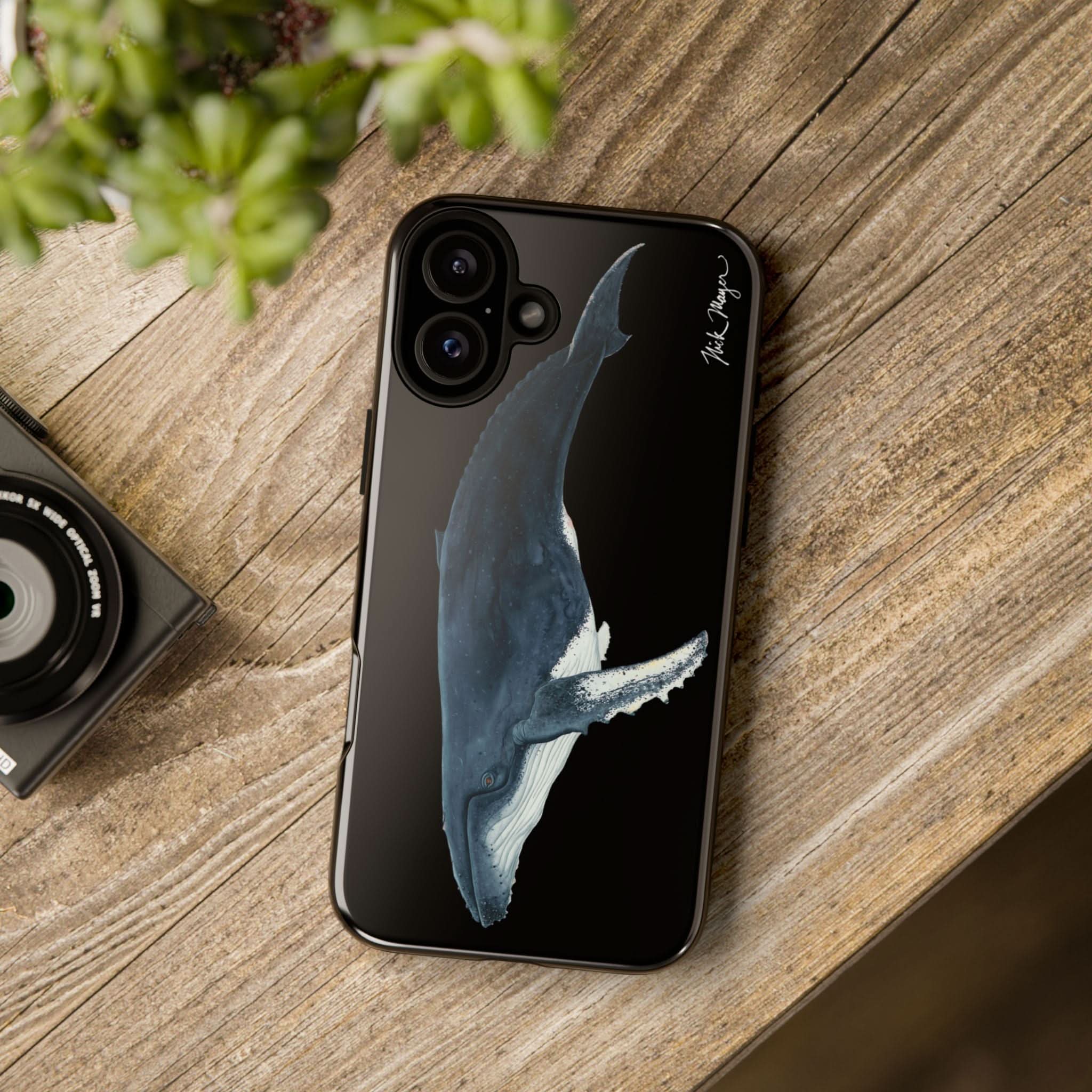 Humpback Black Phone Case (iPhone 16 & Samsung)