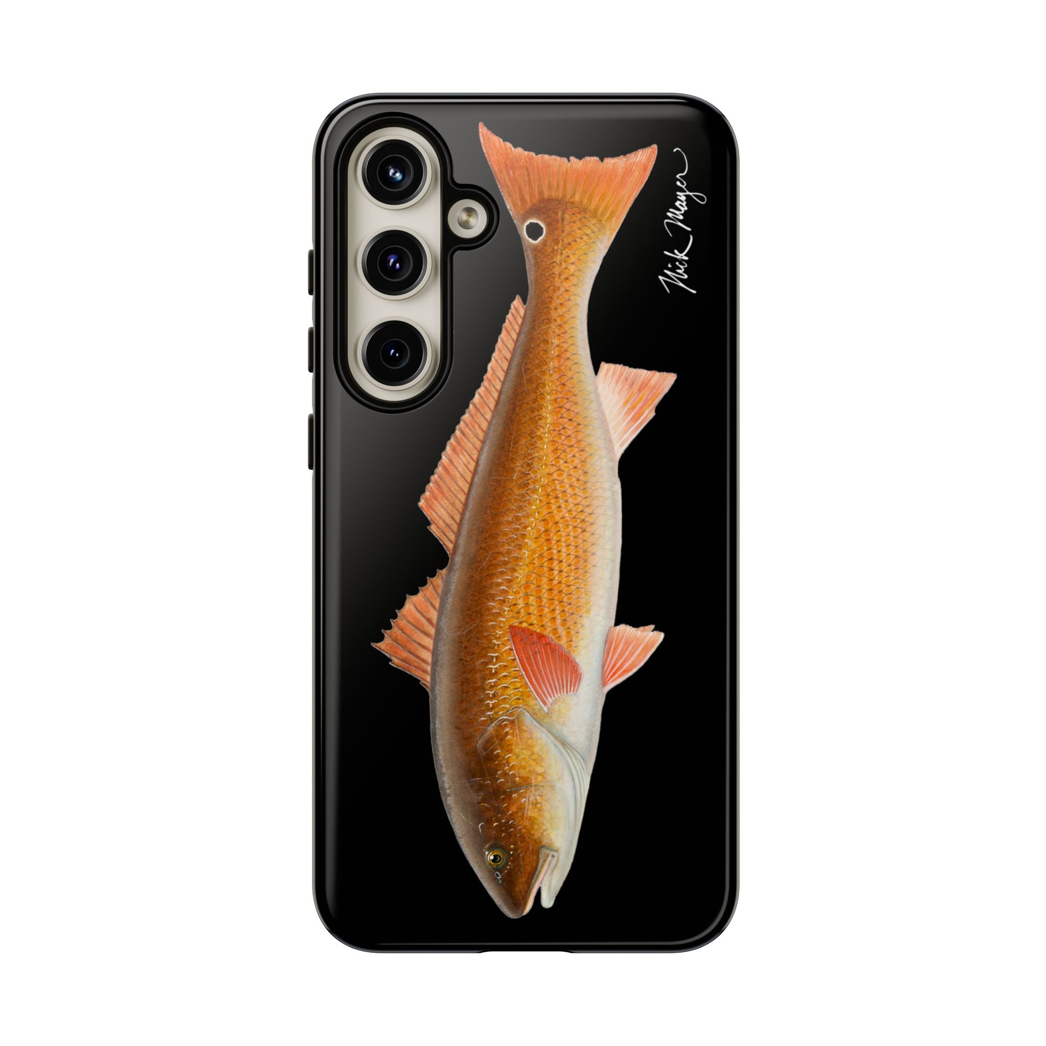 Redfish Black Phone Case (Samsung) Printify