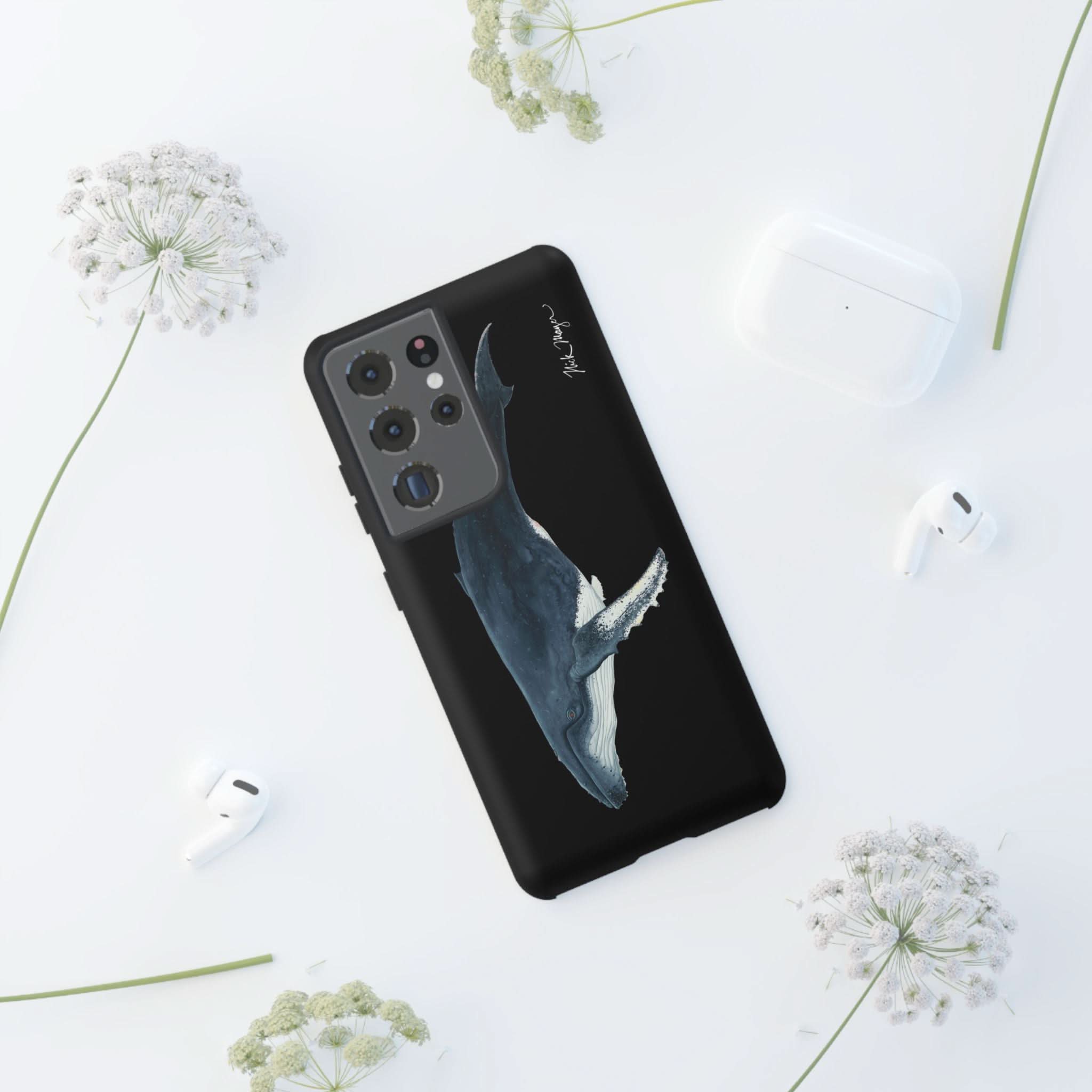 Humpback Black Phone Case (iPhone 16 & Samsung)