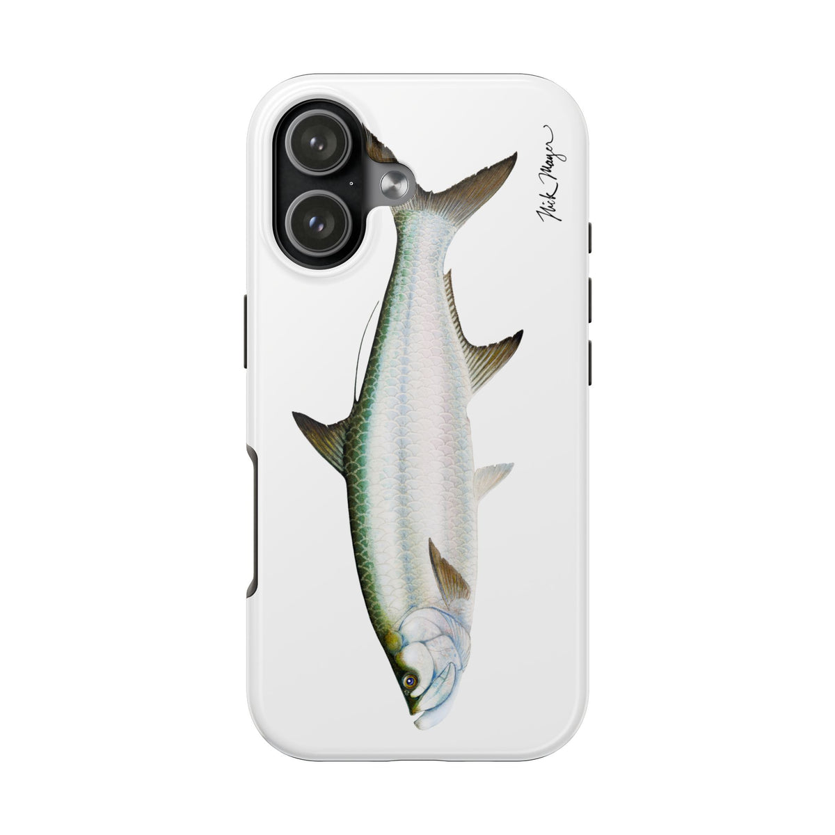 Tarpon White Phone Case (iPhone) Printify