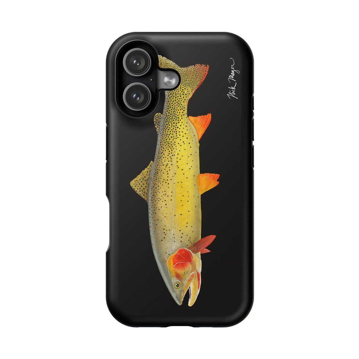Cutthroat Trout 1 Black MagSafe iPhone Case Printify