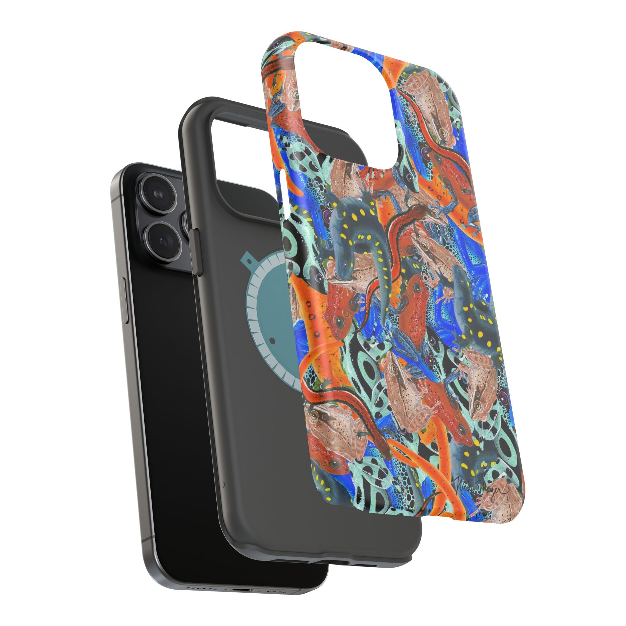 Frogs and Salamanders MagSafe iPhone Case