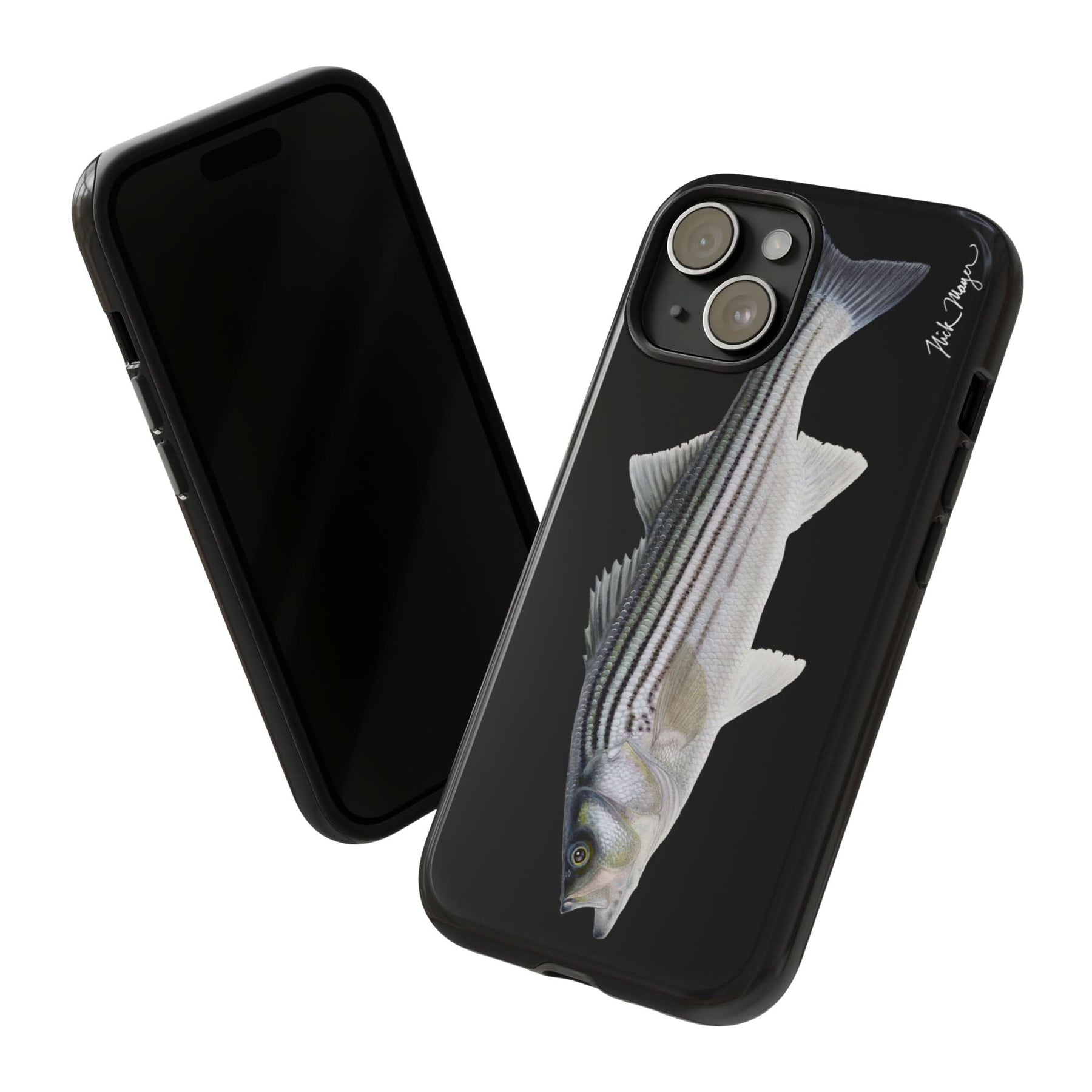 Schoolie Striper Black iPhone 15 Case