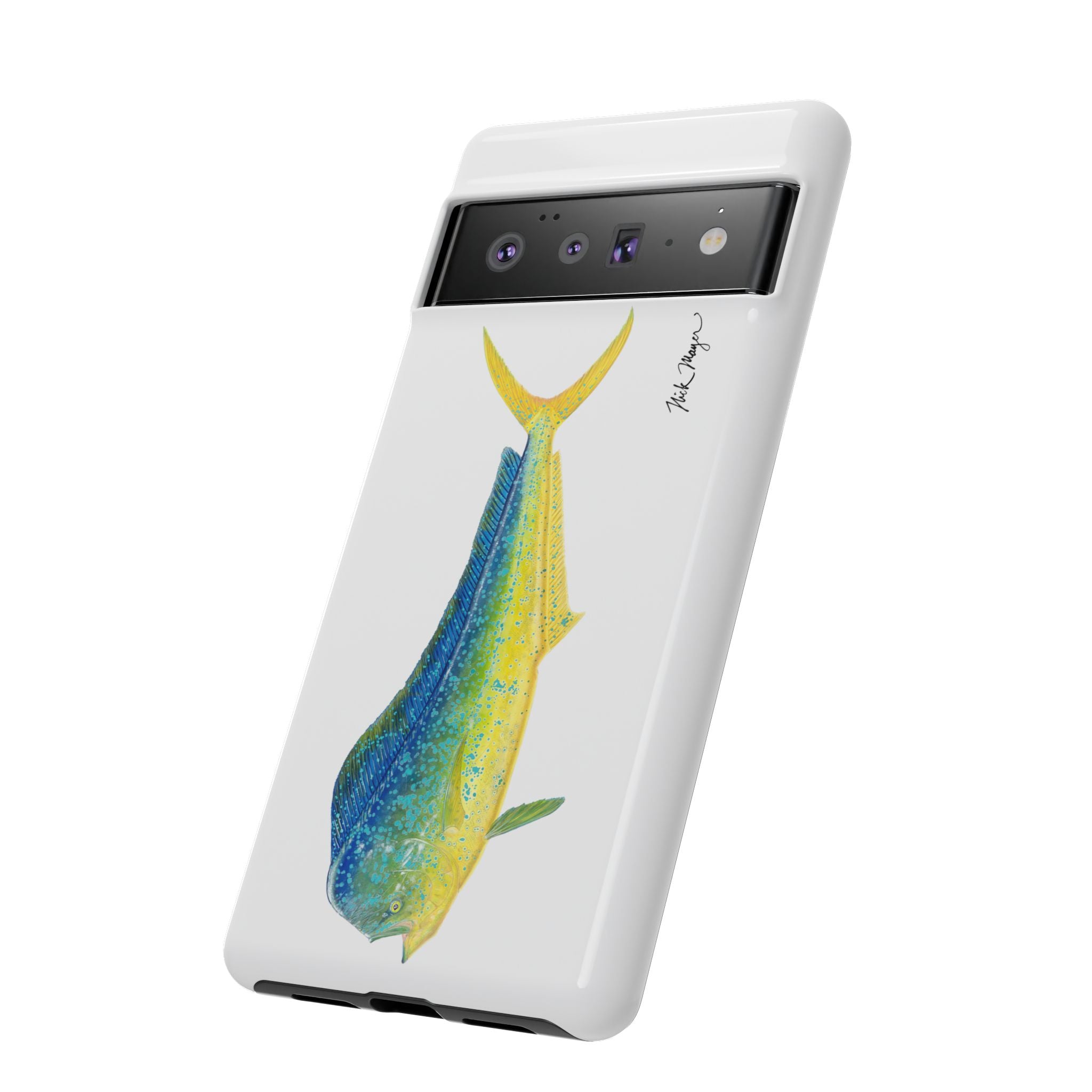 Bull Mahi White Phone Case (Samsung)