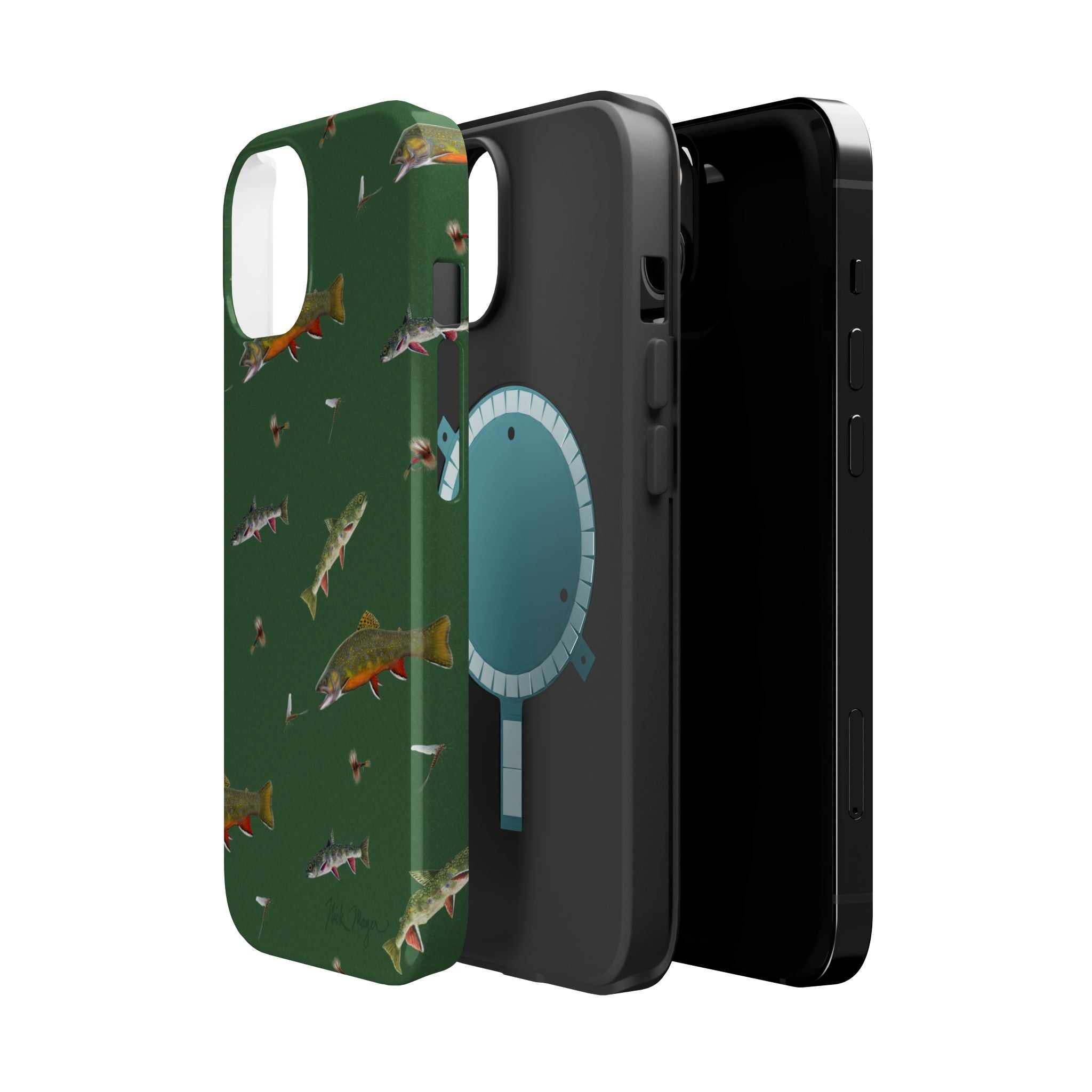 Trout and Flies MagSafe iPhone Case