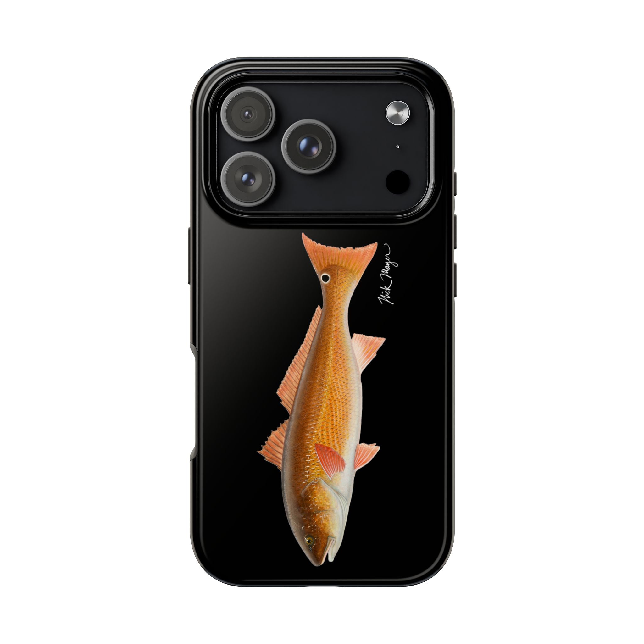 Redfish Black Phone Case (iPhone)