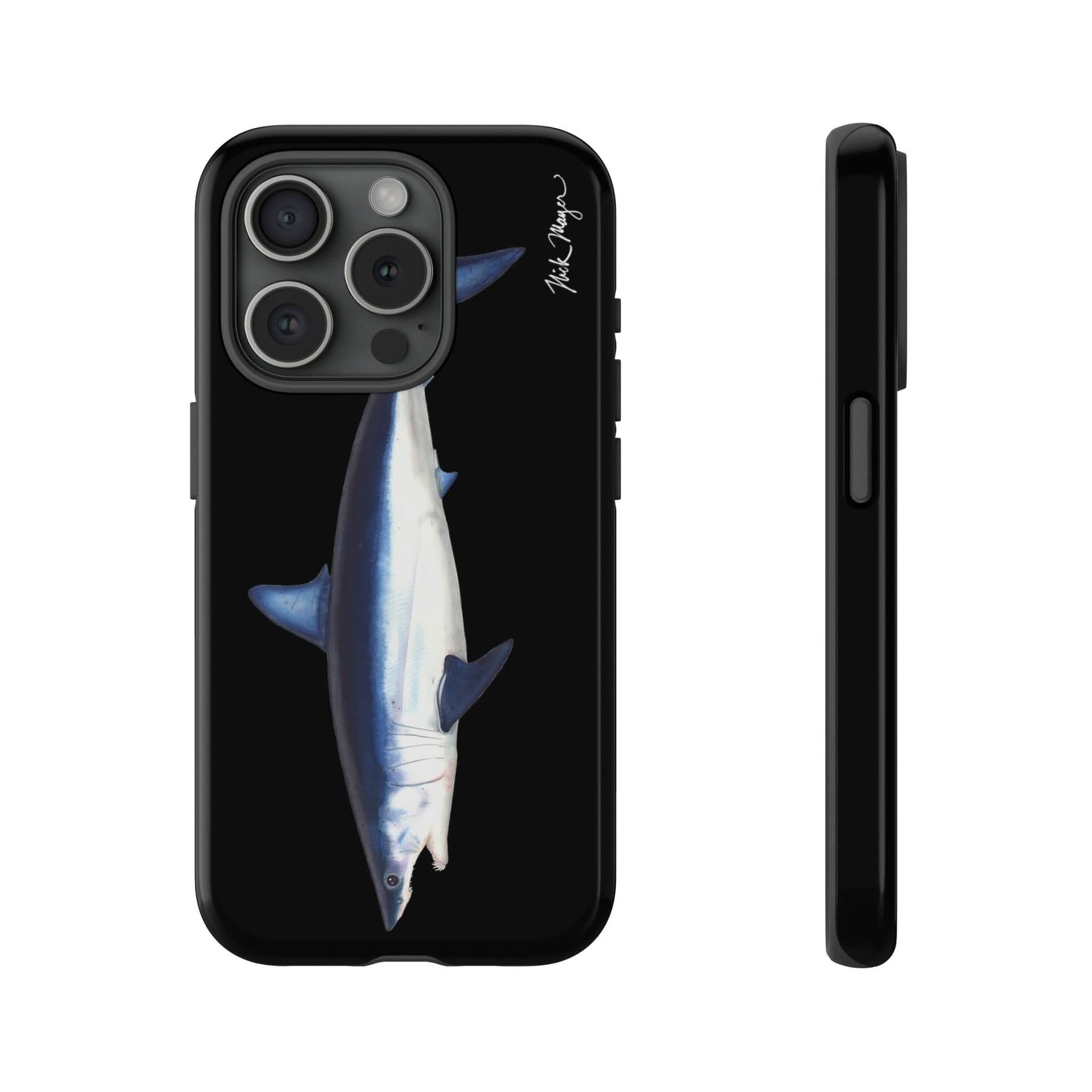 Mako Shark Black iPhone 15 Case