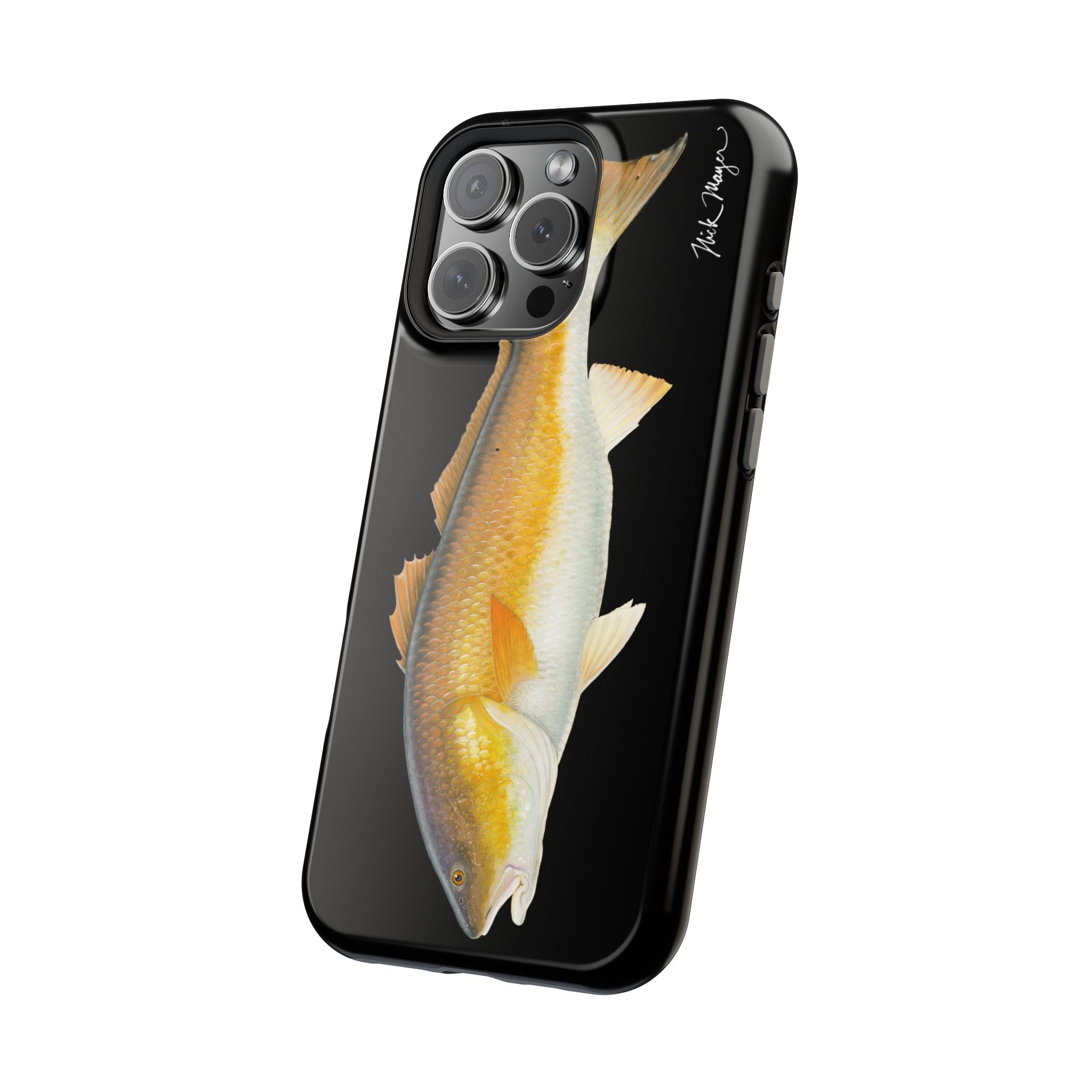 Bull Redfish MagSafe Black iPhone Case