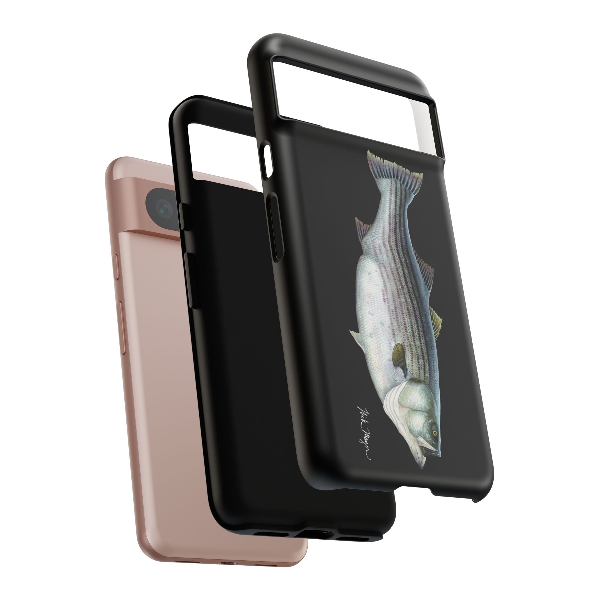 Cow Striper Phone Case (Samsung) - black