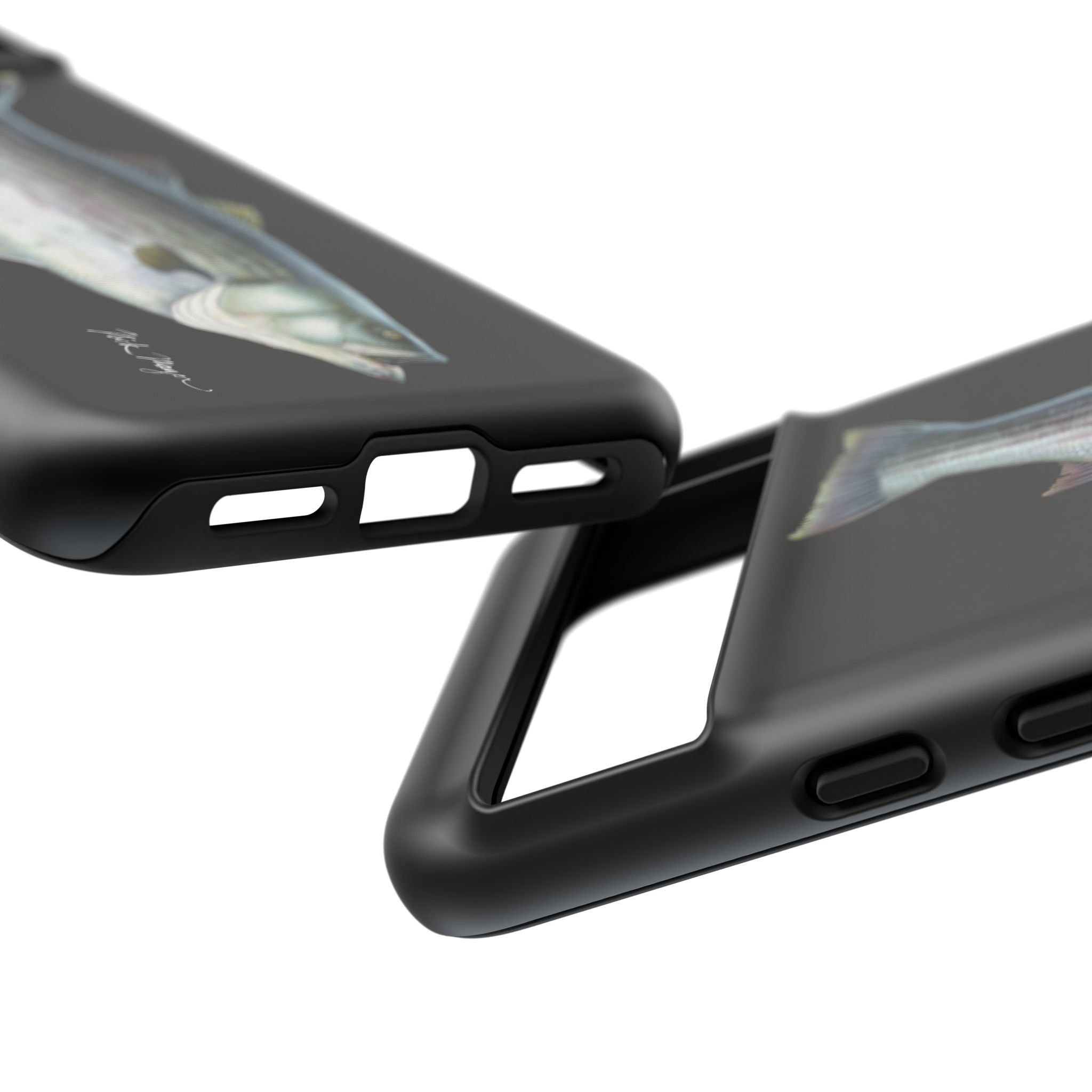 Cow Striper Phone Case (Samsung) - black