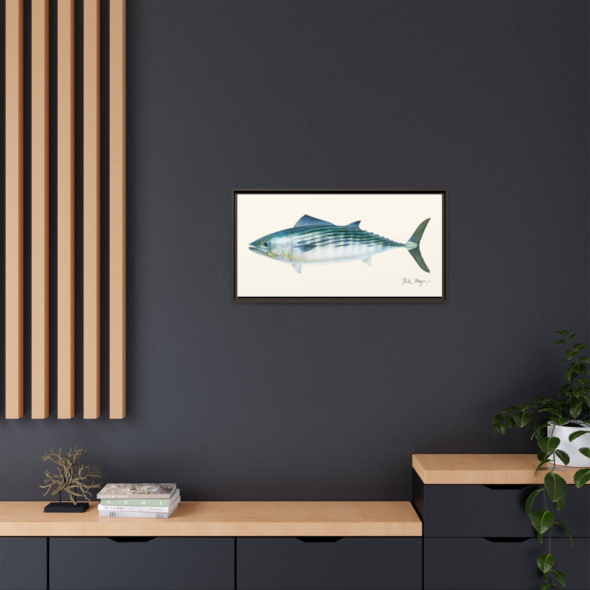 Bonito Framed Canvas Print Printify