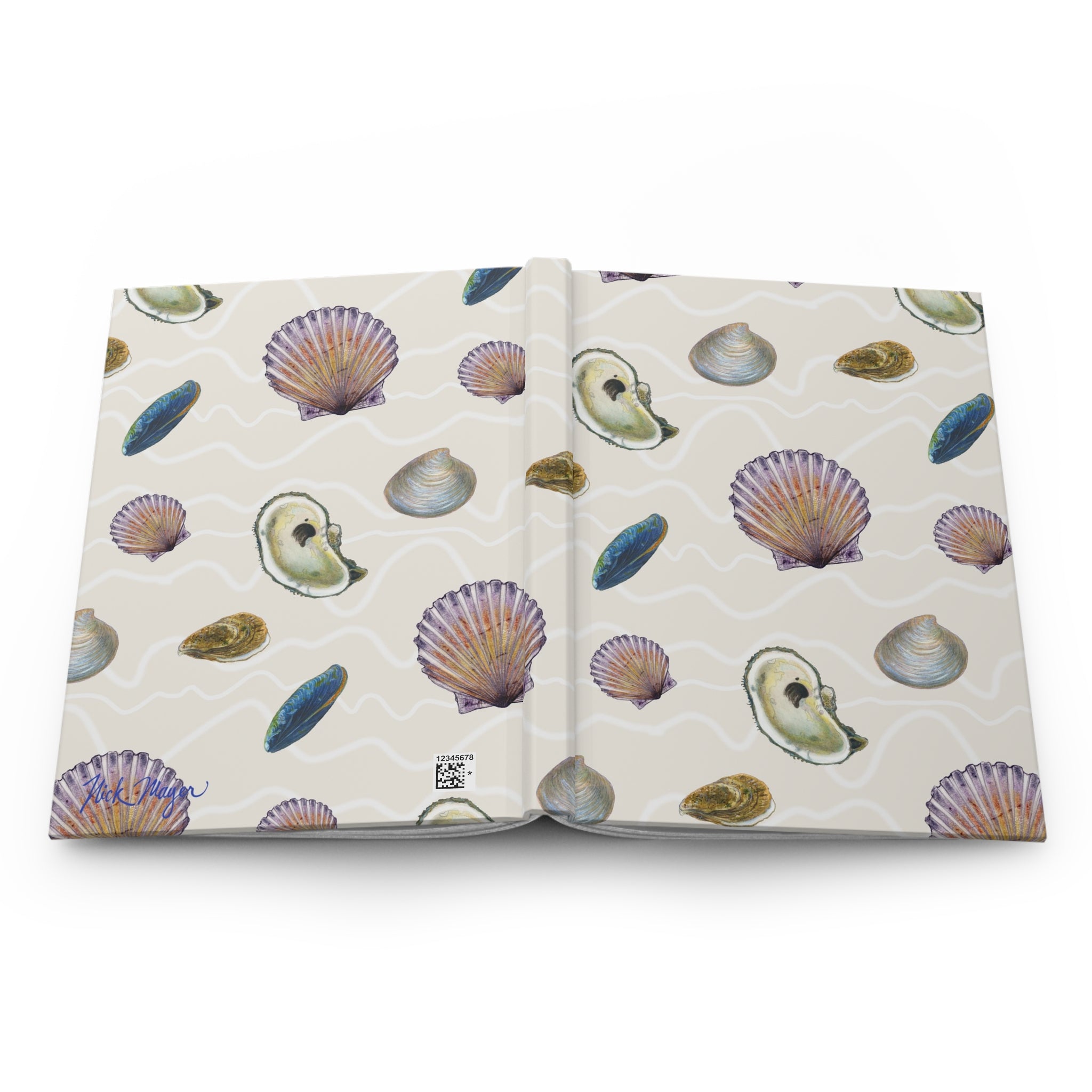 Seashells Hardcover Journal/ Notebook
