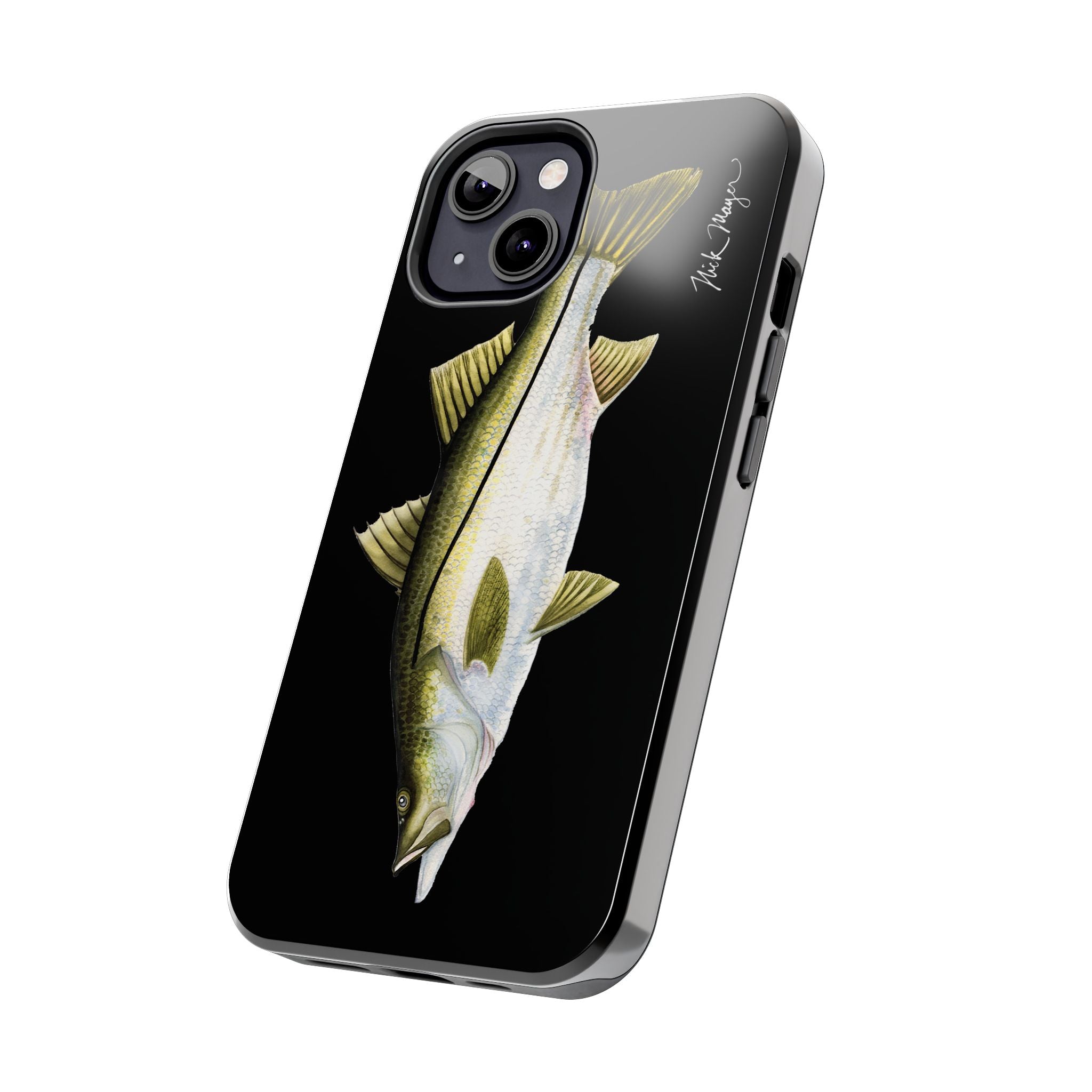 Snook Black Phone Case (iPhone)