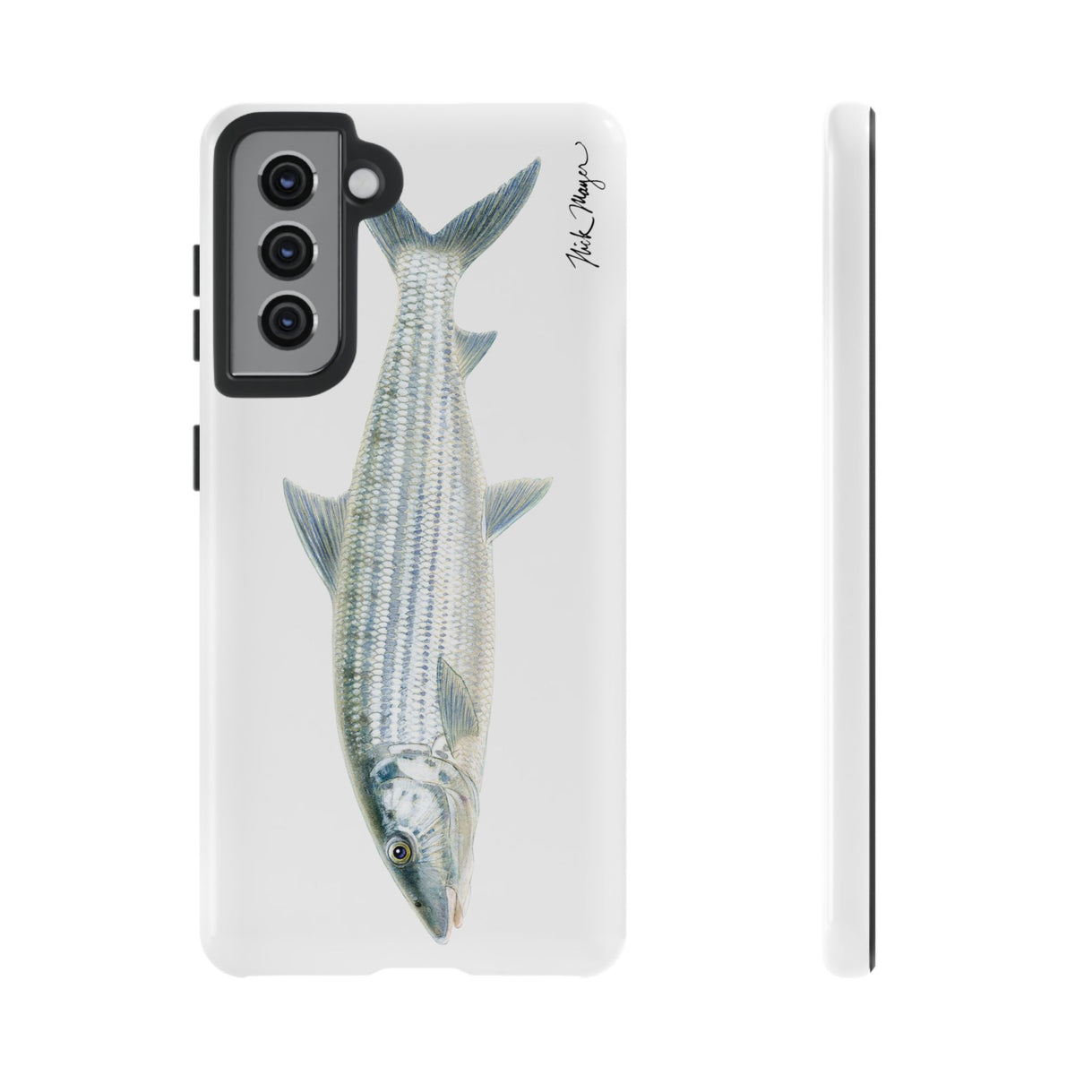 Bonefish White Phone Case (Samsung) Printify