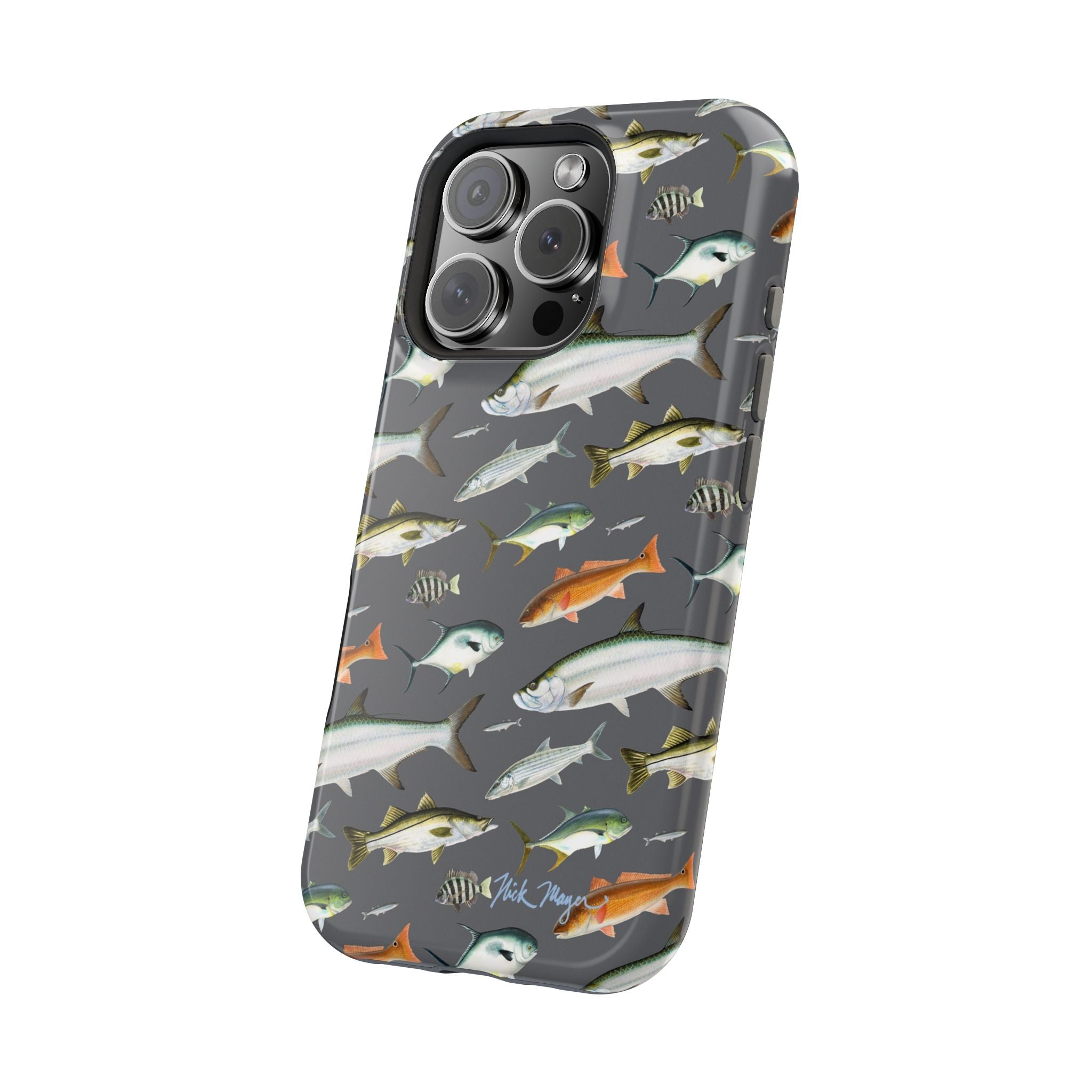NEW Southern Fish Grey MagSafe iPhone Case