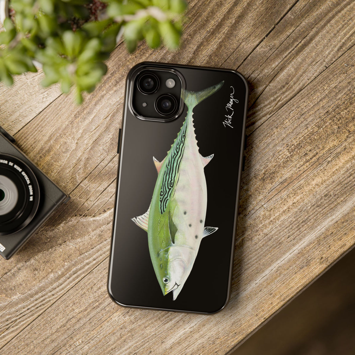 Albie Black Phone Case (iPhone) Printify