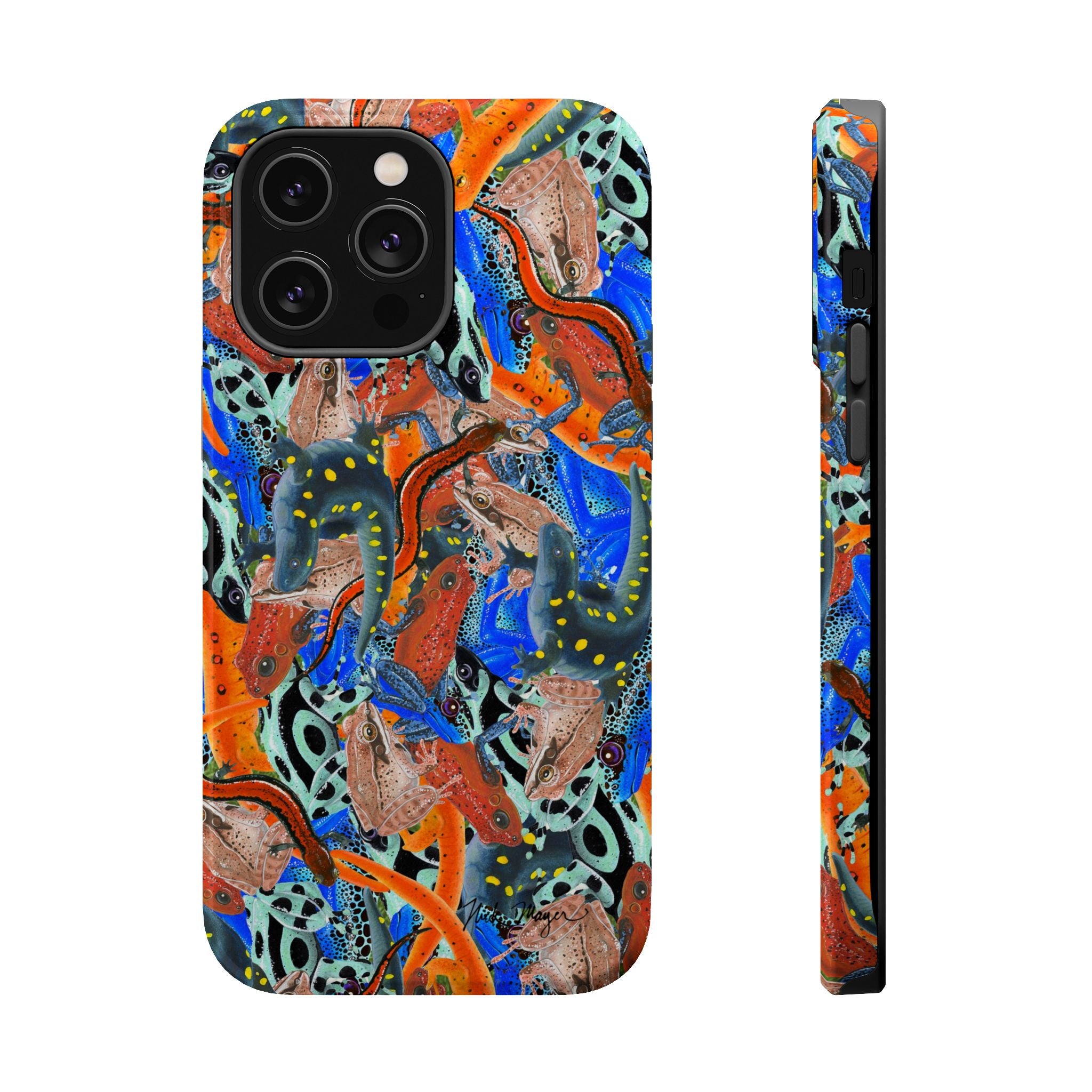 NEW Frogs and Salamanders MagSafe iPhone Case