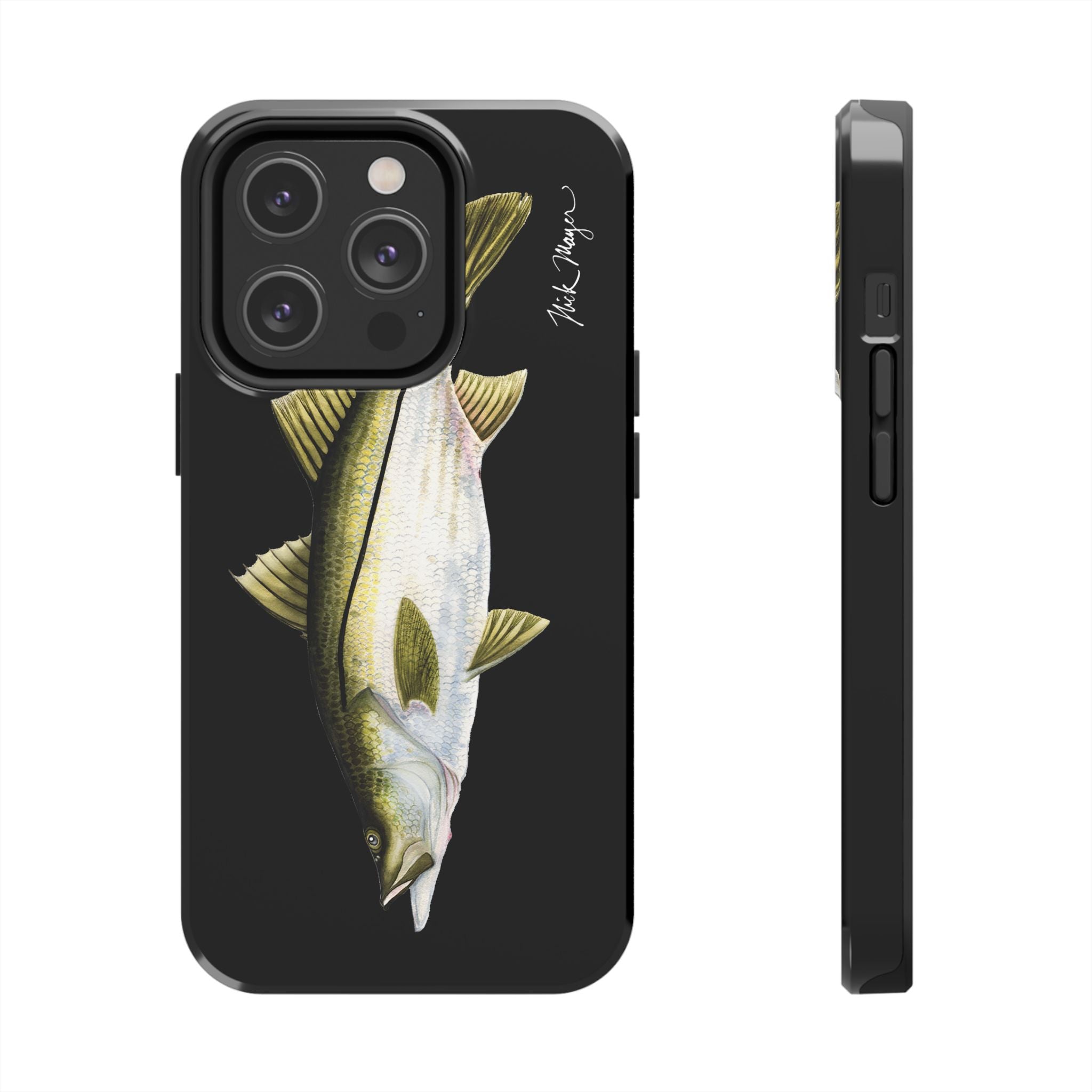 Snook Black Phone Case (iPhone)