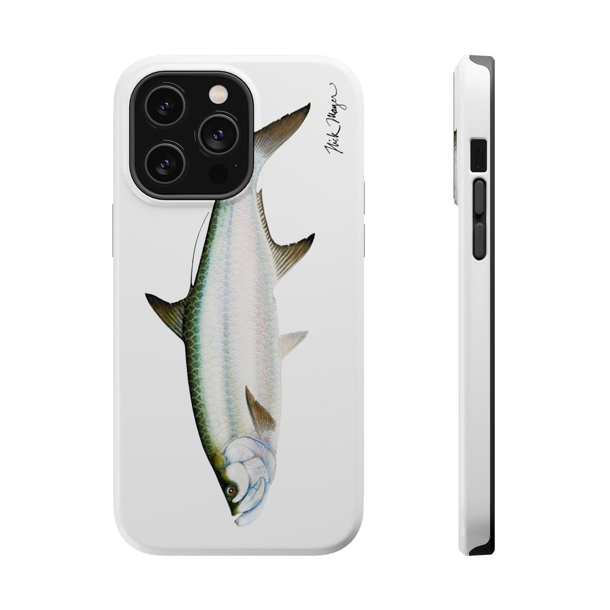 Tarpon MagSafe White iPhone Case