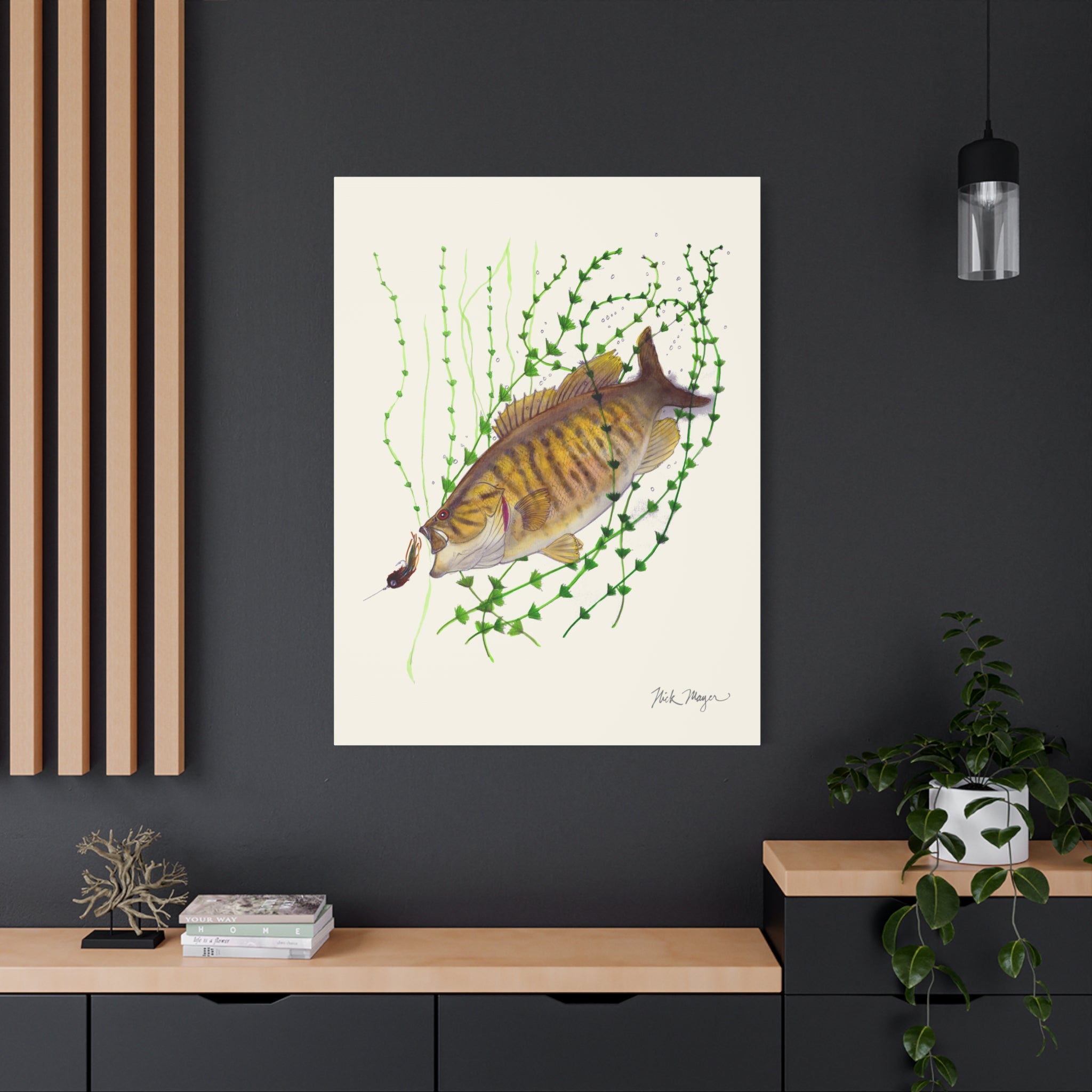 Bronzeback Smallmouth Bass Canvas Print
