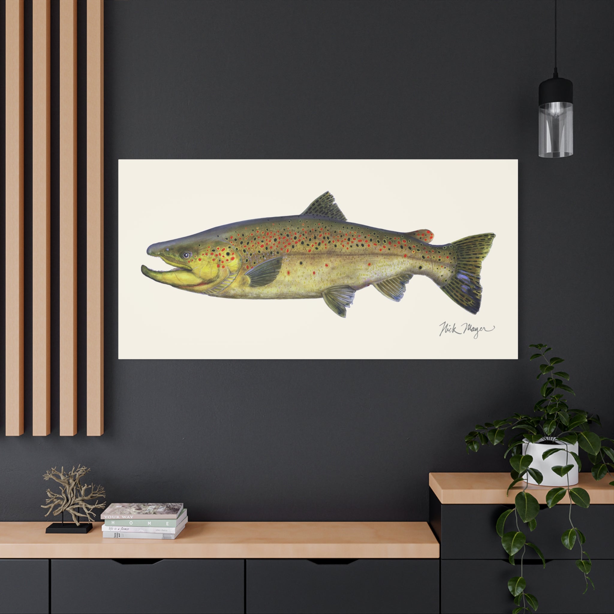 Brown Trout Canvas Print