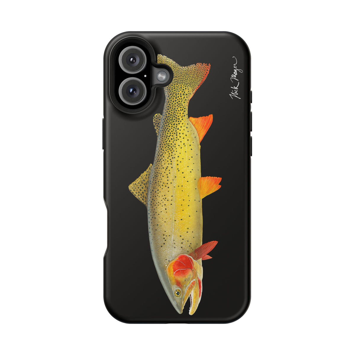 Cutthroat Trout 1 Black MagSafe iPhone Case Printify