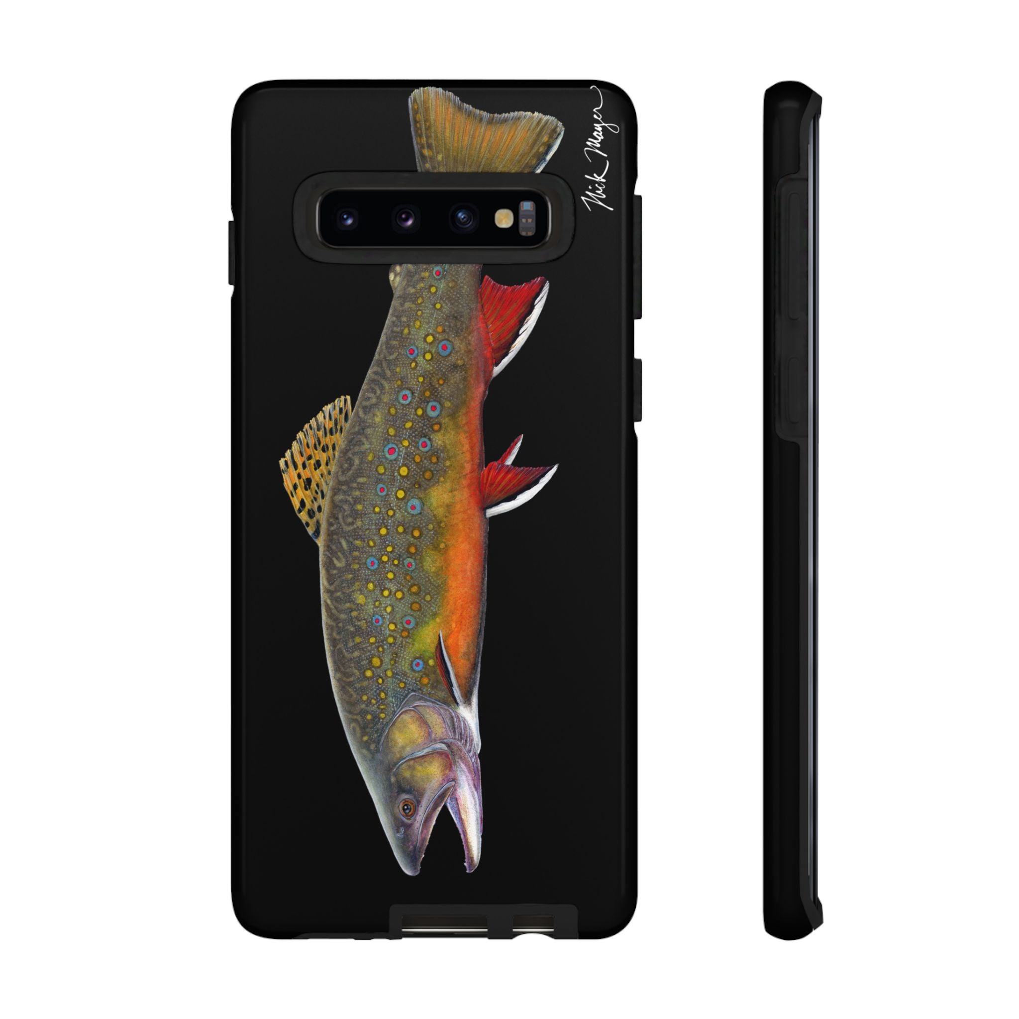 Brook Trout Black Phone Cases (Samsung)