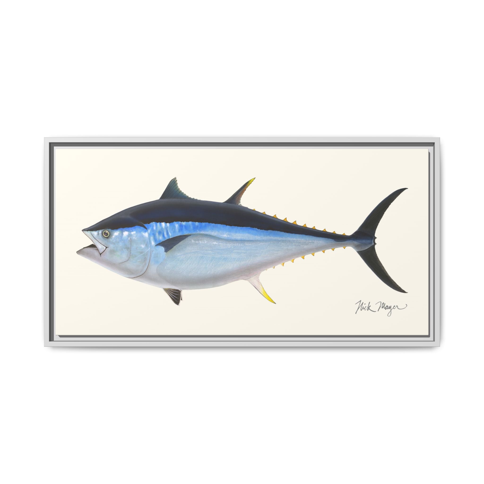Giant Bluefin Tuna 2 Framed Canvas Print
