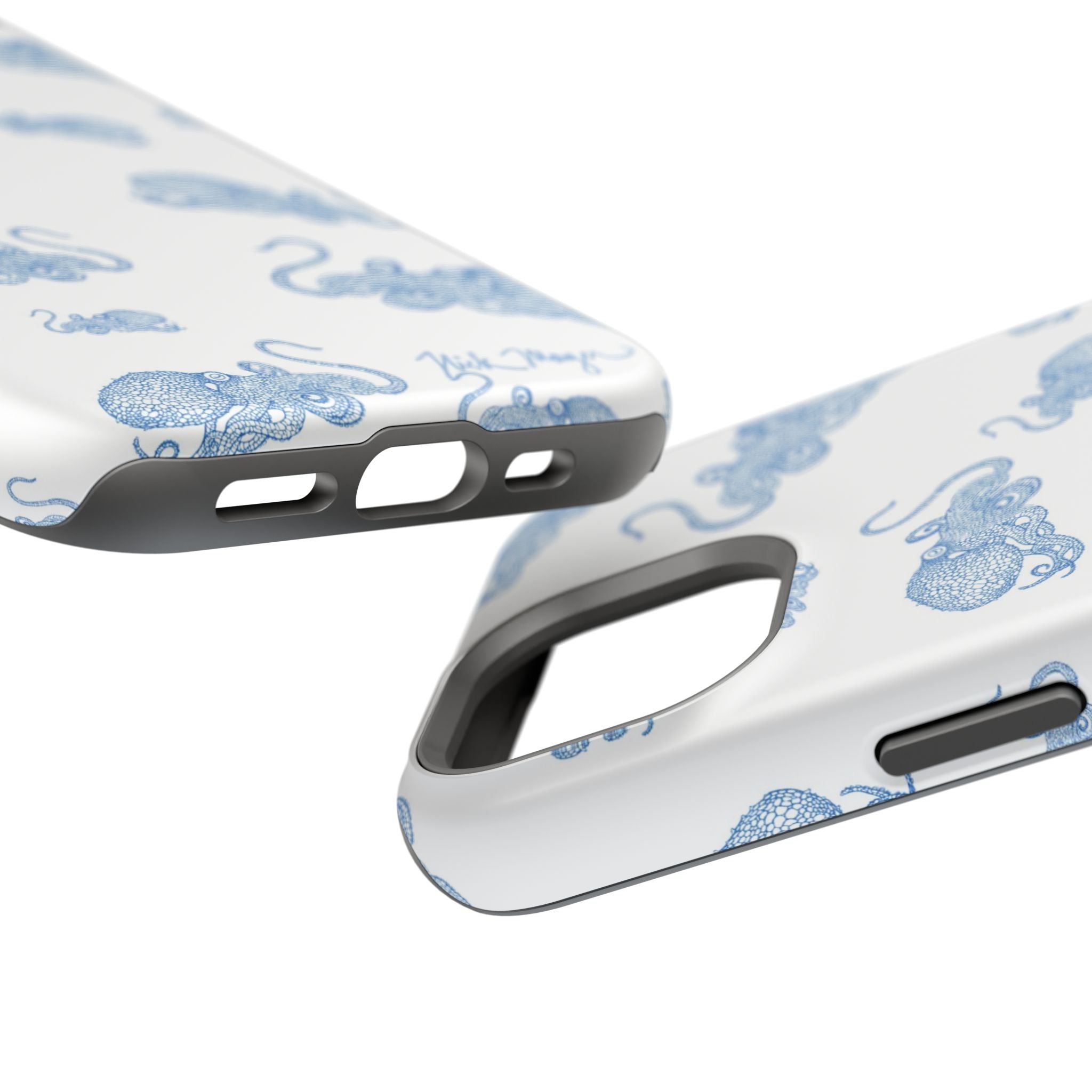 Blue Octopus 2 MagSafe iPhone Case